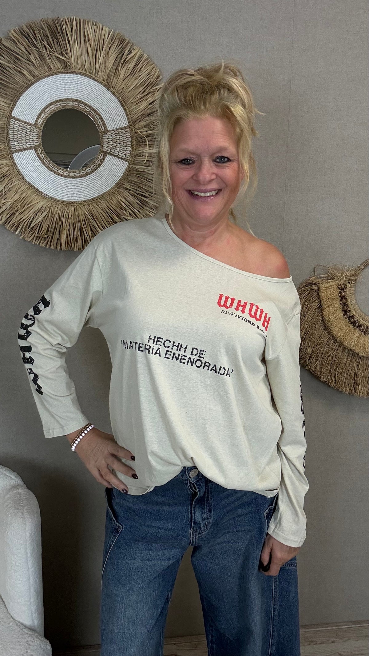Yoni sweatshirt Beige