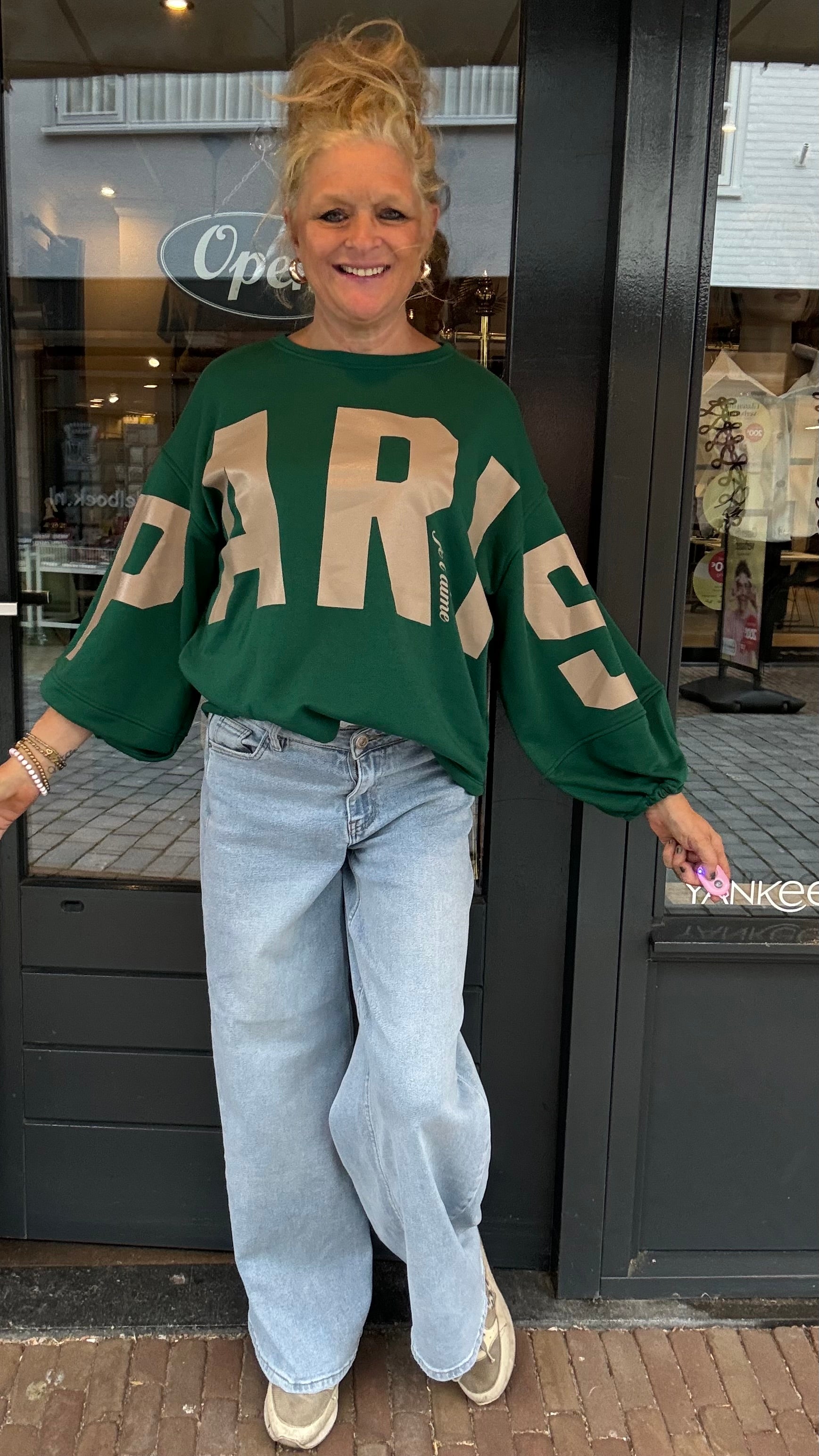 Sweater Paris-Mooij Groen
