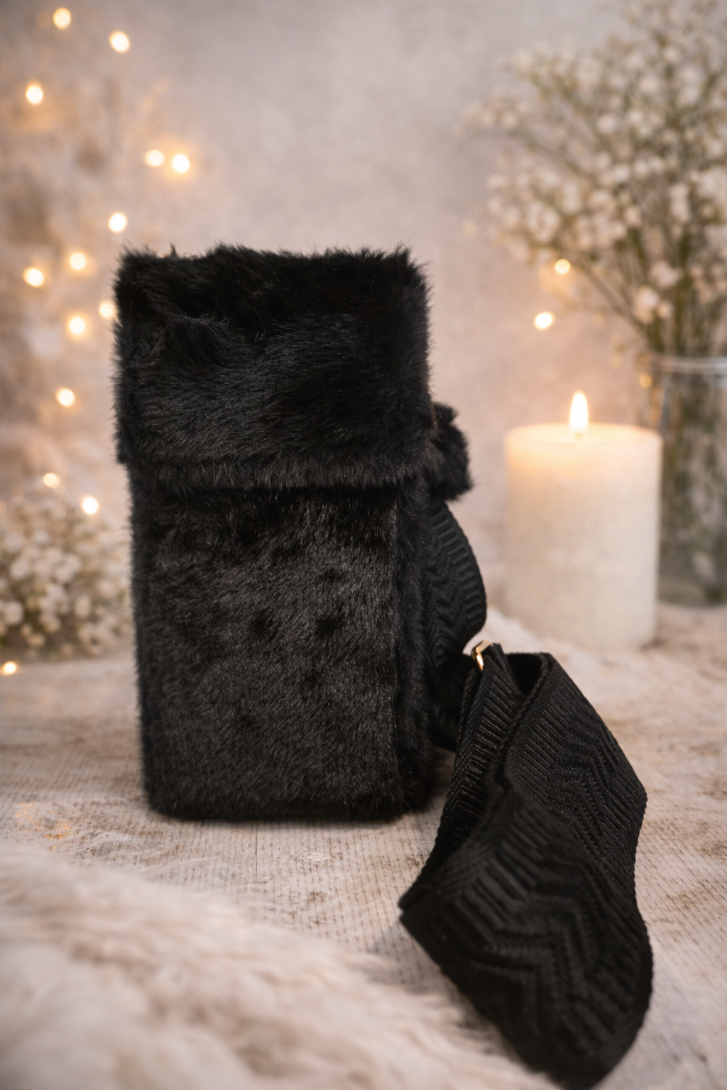 Portemonnee/telefoon Tasje Zwart