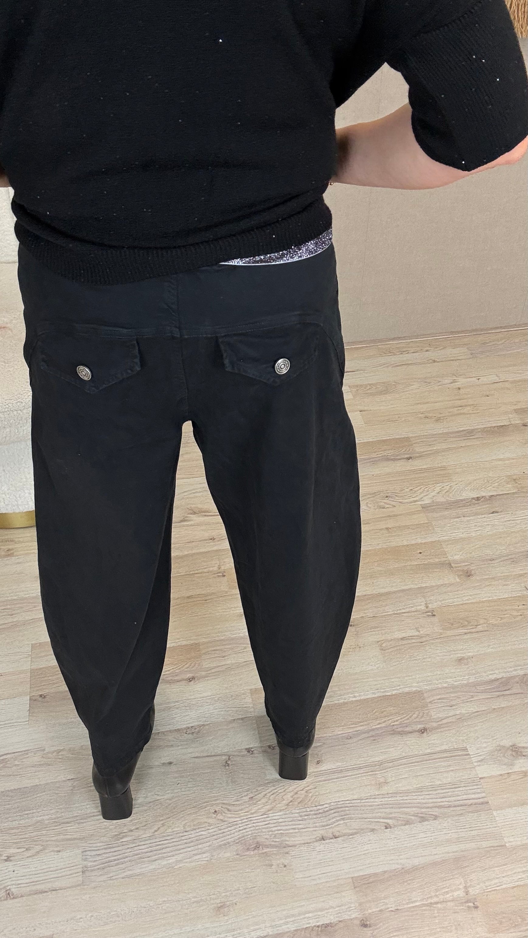 Barrel Broek  Rebel zwart