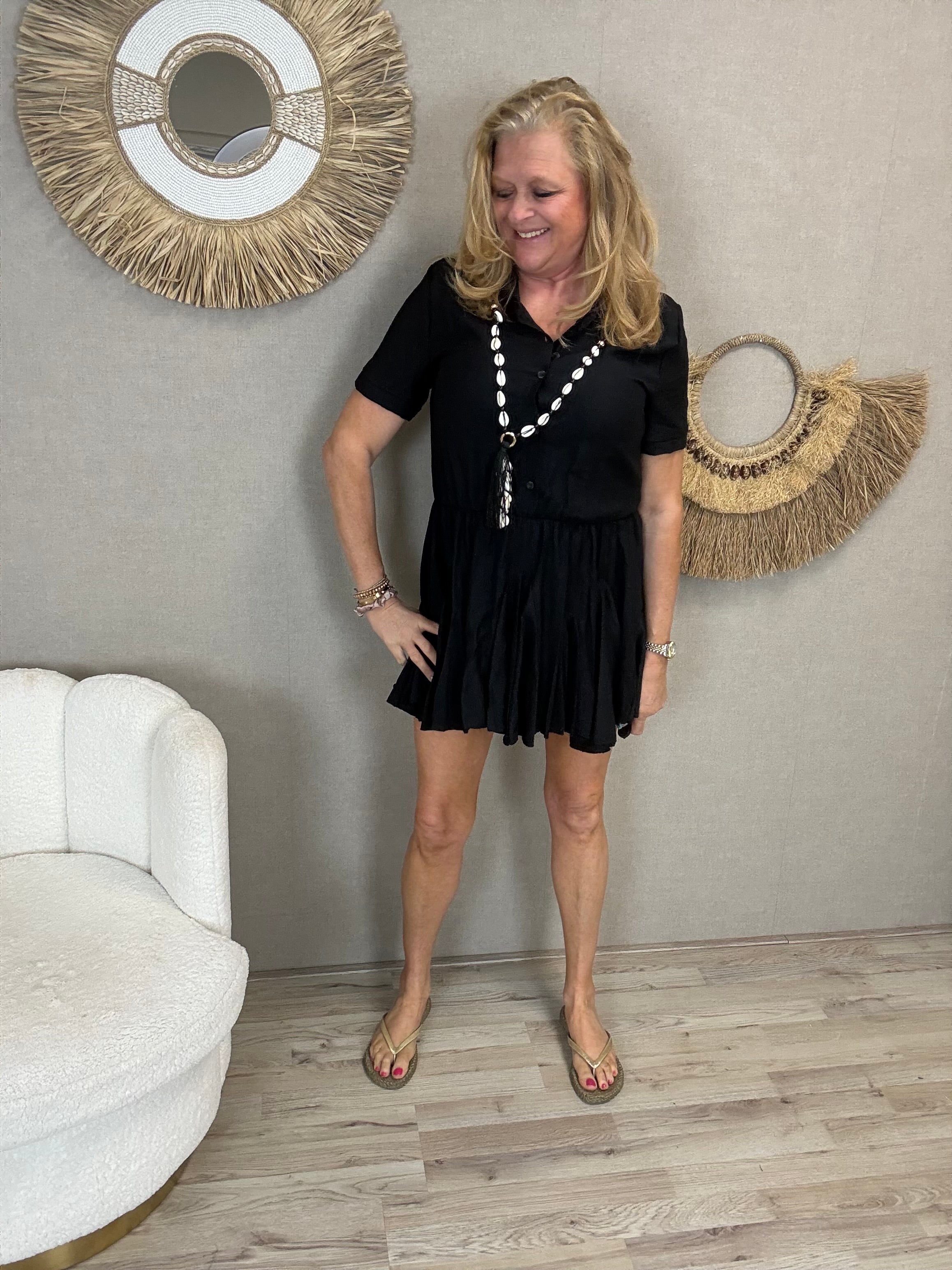 Dress Mia Zwart - Nancfashion