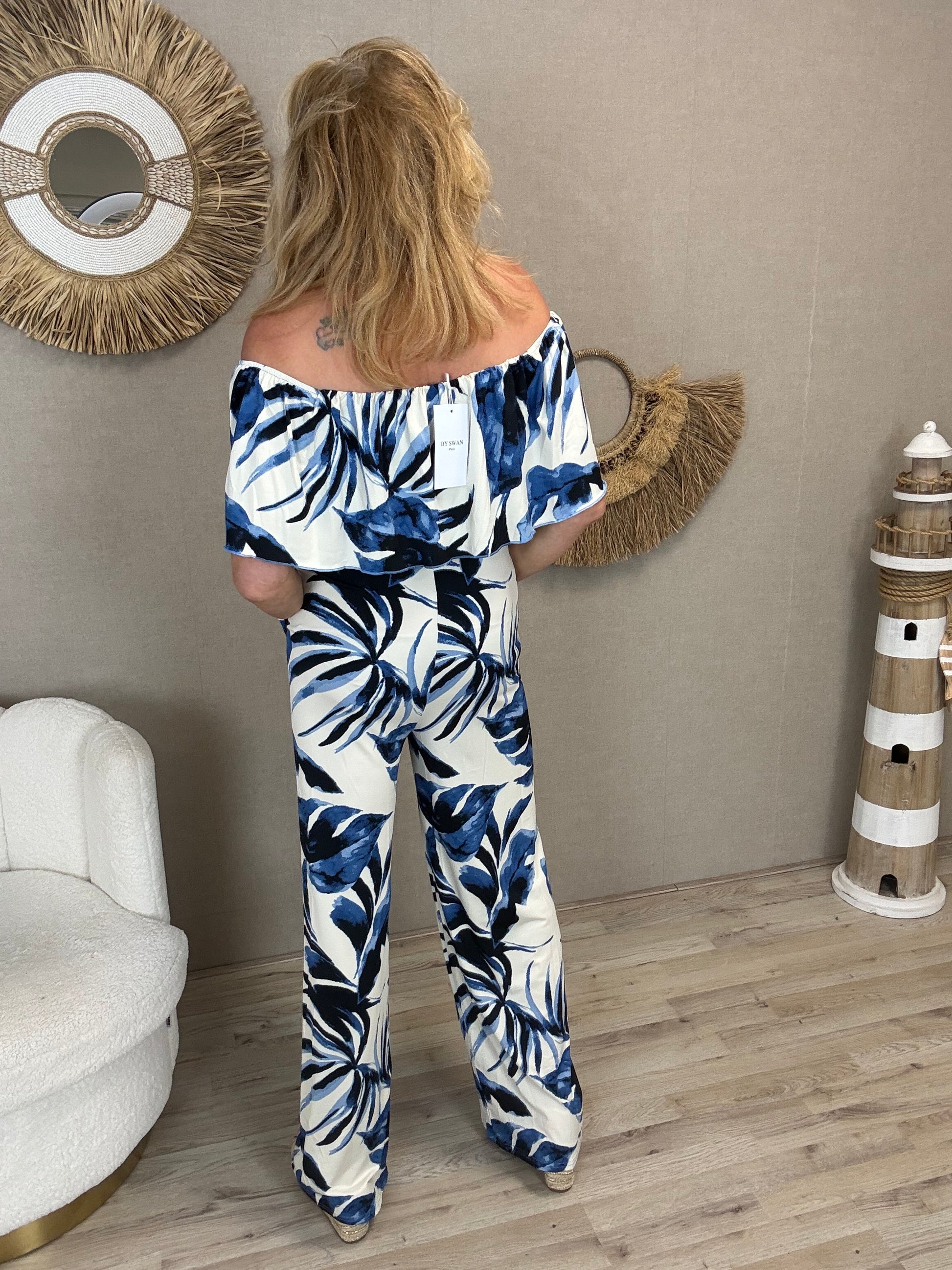 Jumpsuit By Swan Blauw - Nancfashion