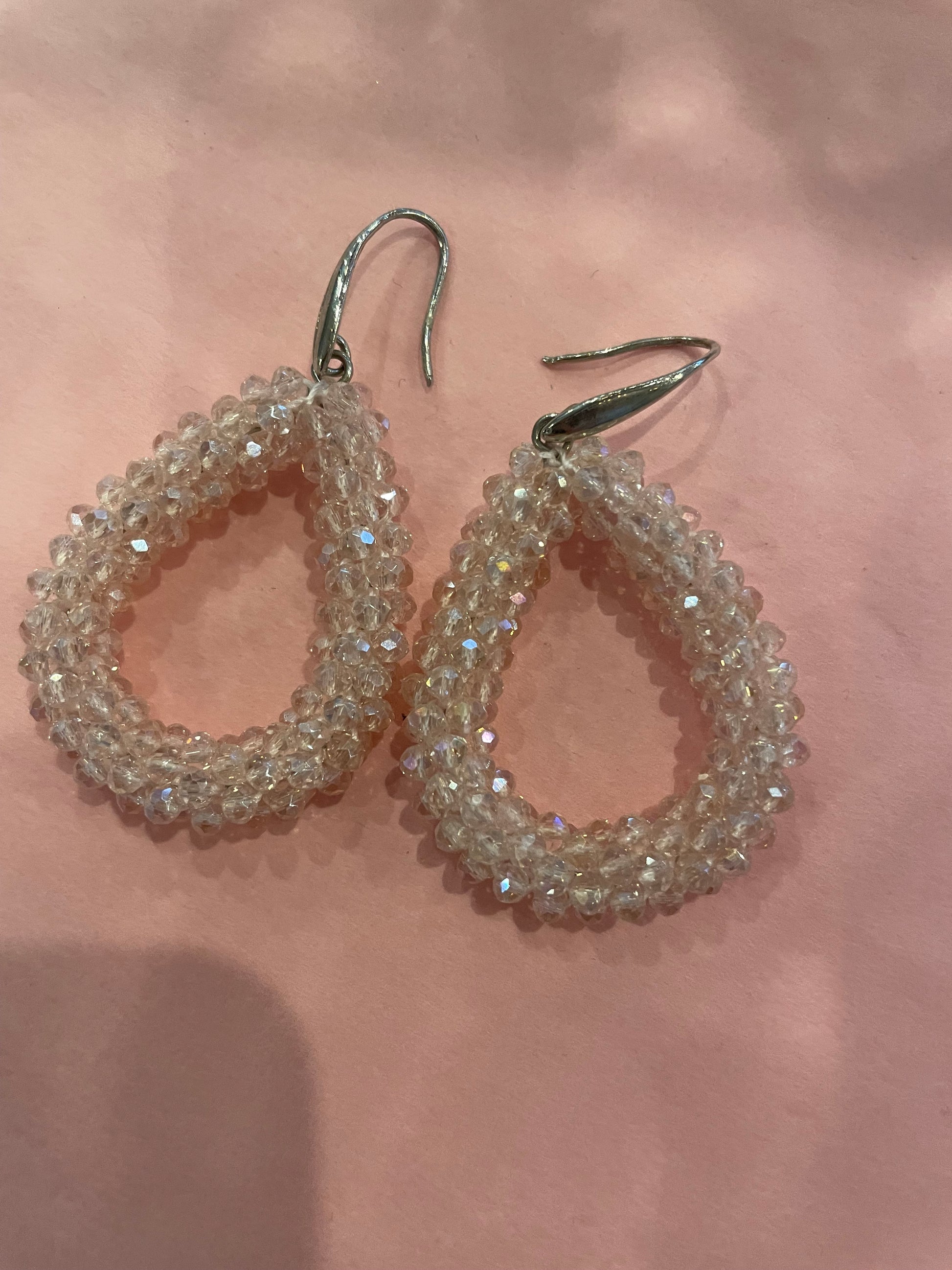 Earrings Nikkie zacht roze - Nancfashion