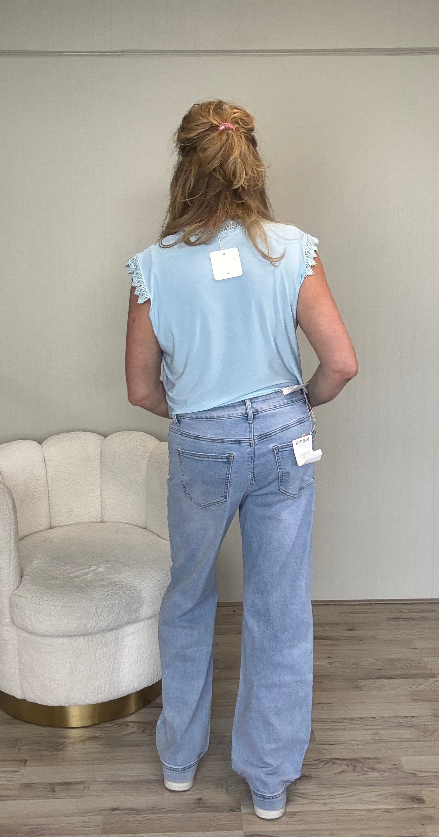Top Anouk Lichtblauw - Nancfashion