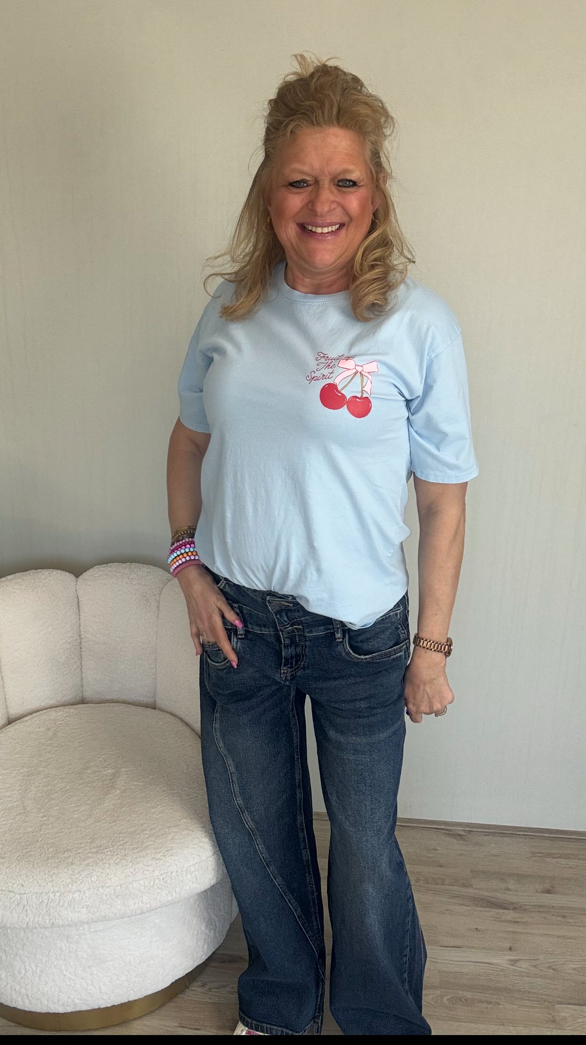 Shirt Sherry Blauw - Nancfashion