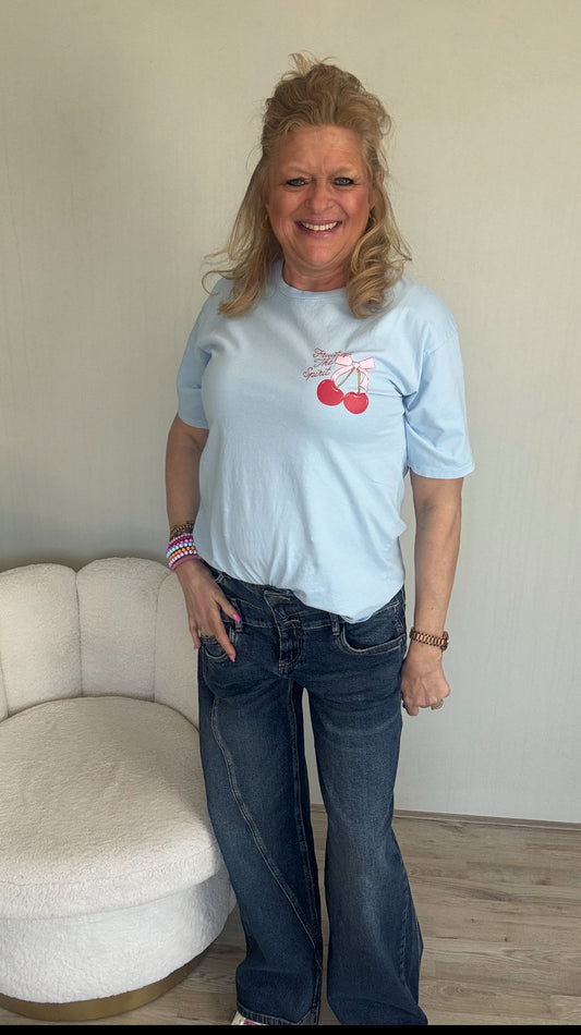 Shirt Sherry Blauw - Nancfashion
