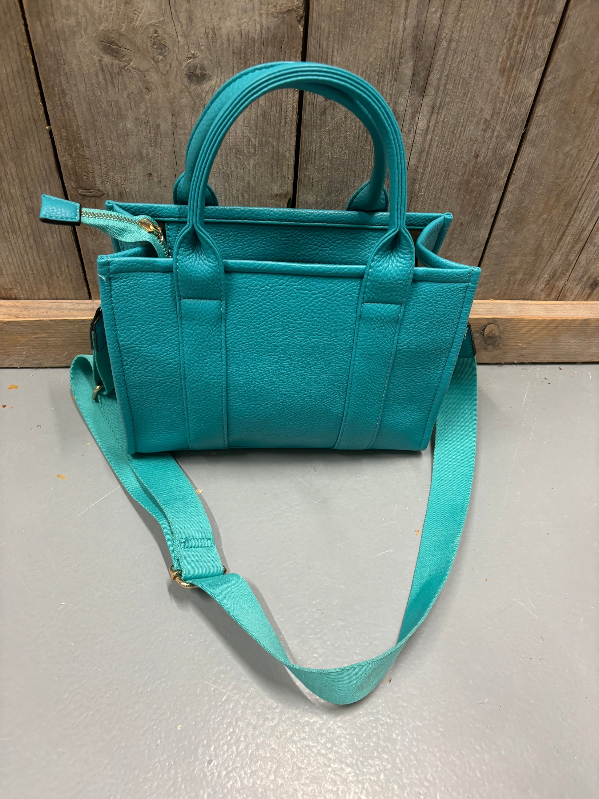 The Tote Bag Tuquoise (kleinere) - Nancfashion
