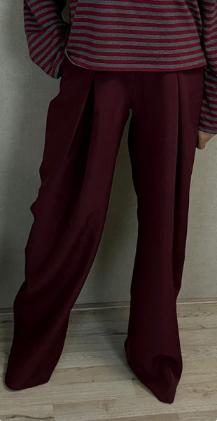 Pantalon Luna Bordeaux