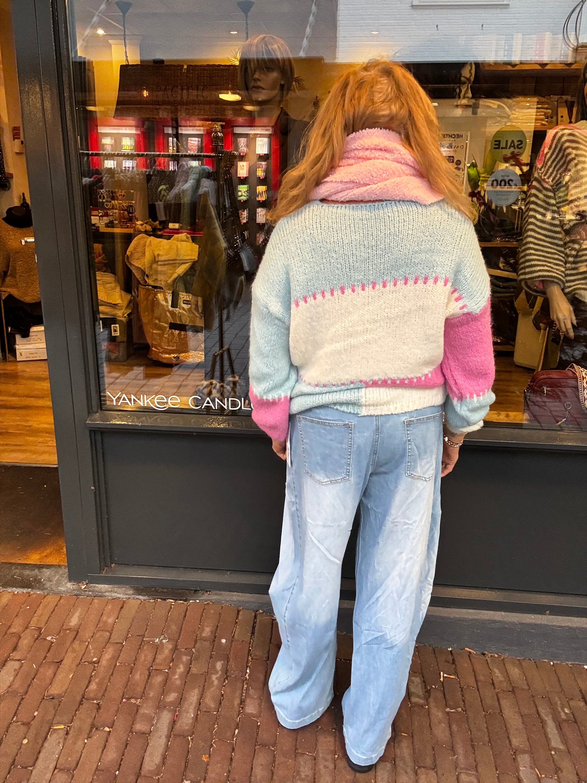 S.Women Jeans met drukknoopdetail