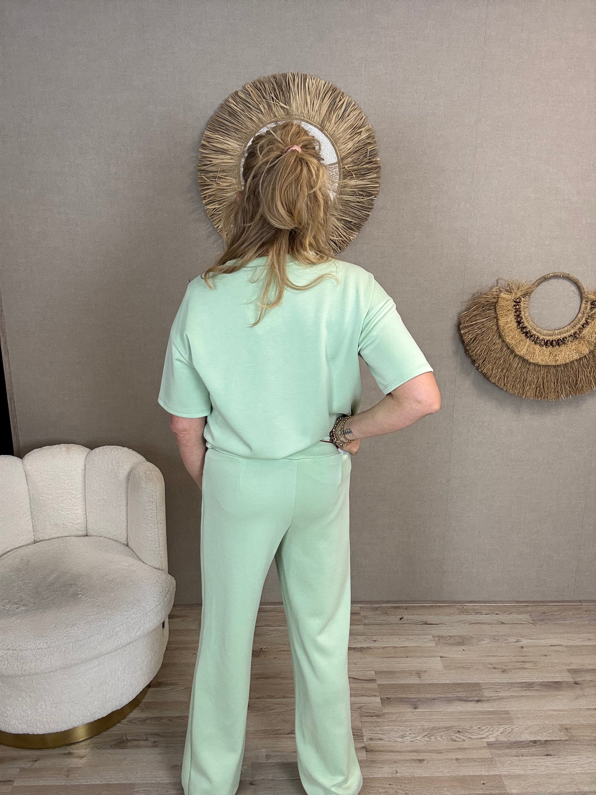 Wide leg Mooij groen - Nancfashion