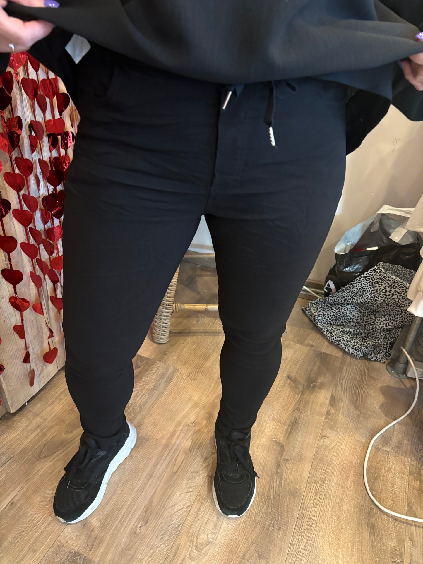 Broek Stretch zwart - Nancfashion