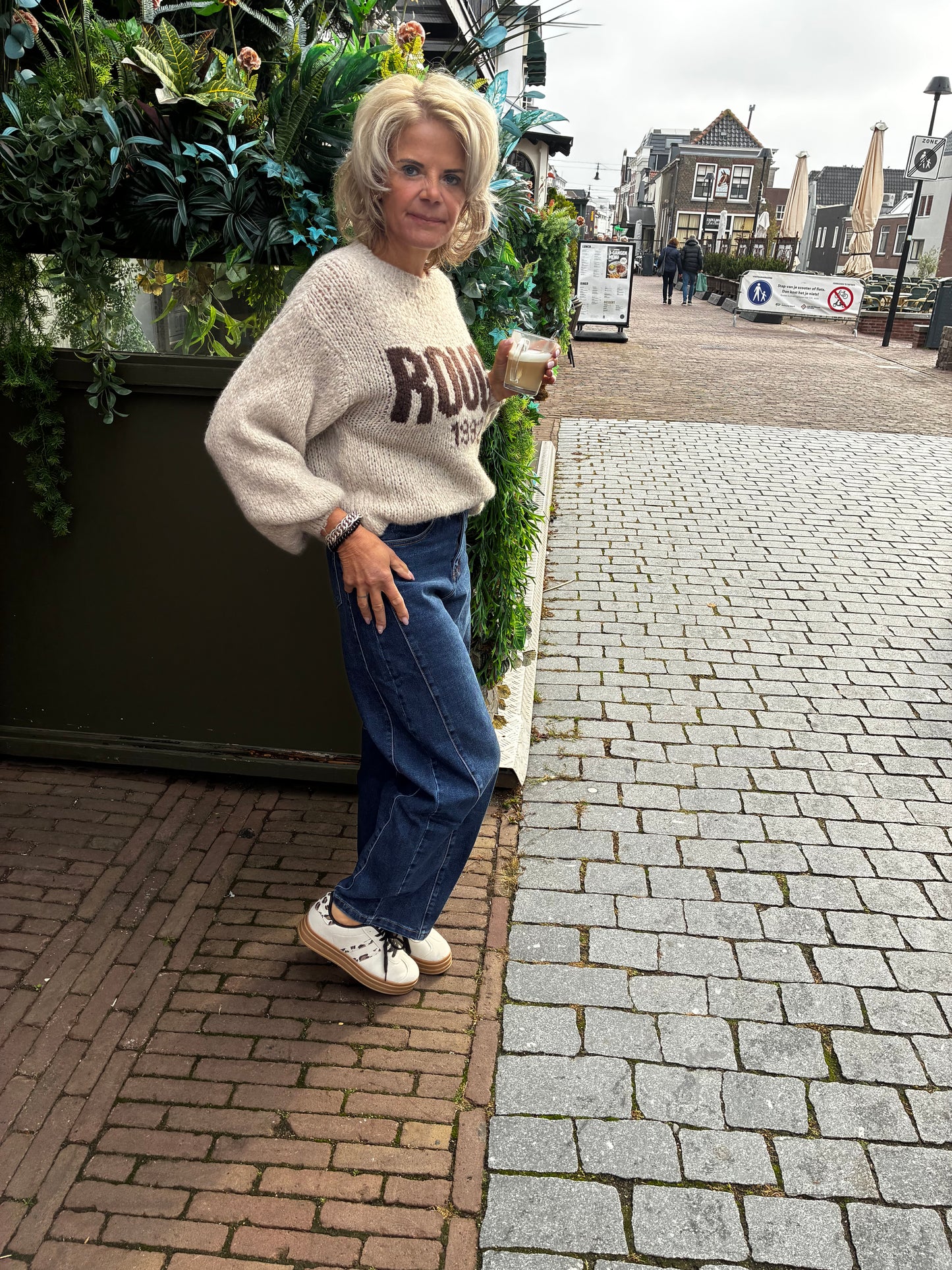 JWLY Ballon/Barrel Jeans Blauw