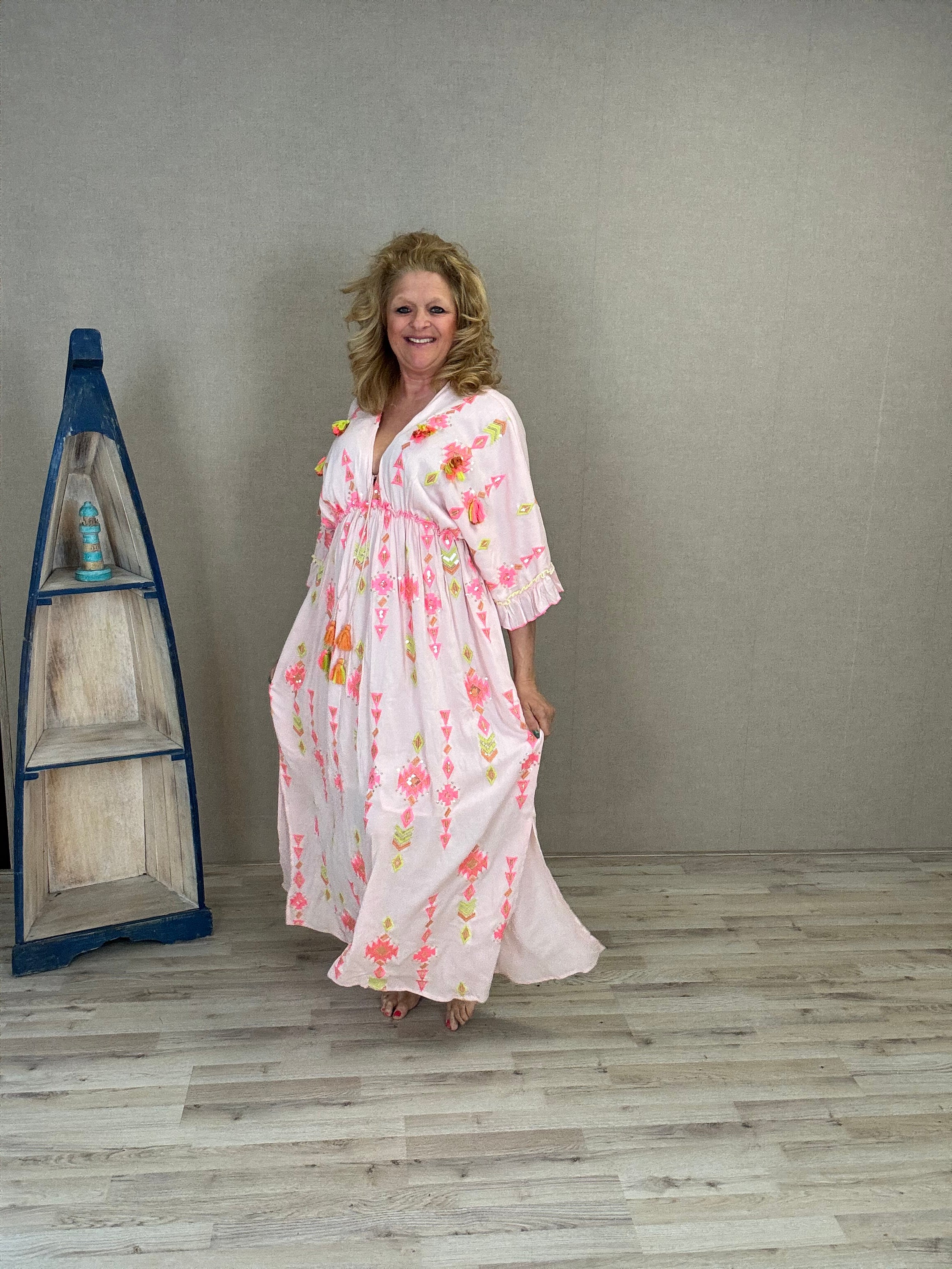 Maxi Dress Ibiza Roze