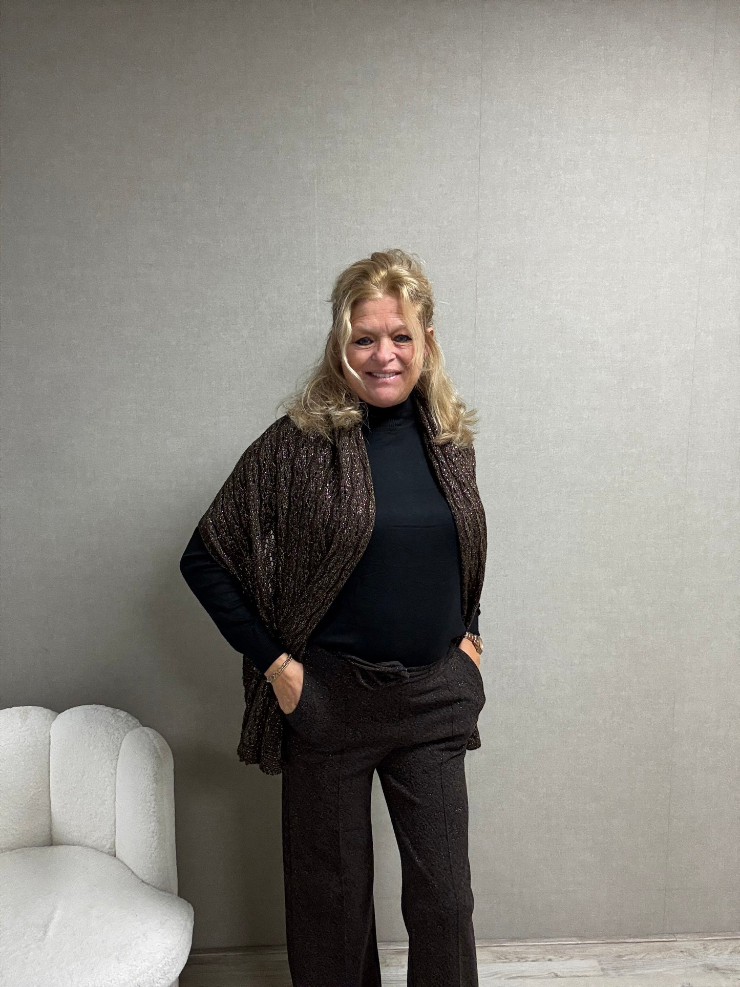 Pantalon Vera Jo Bruin