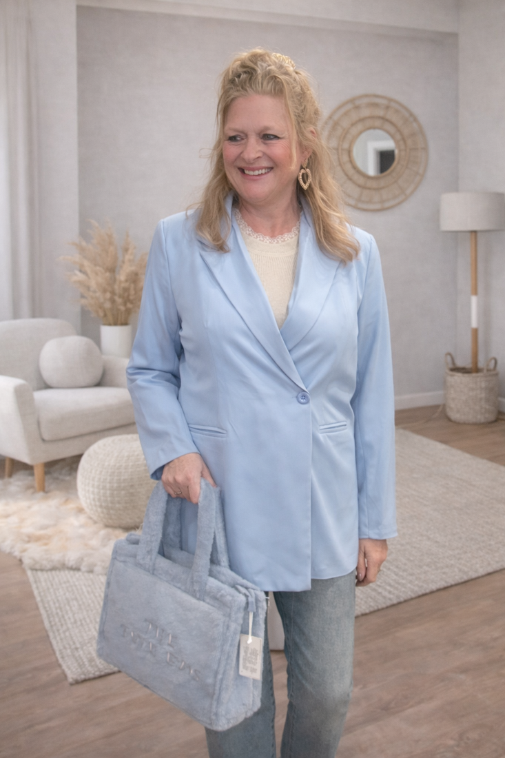 Blazer Naomi Blauw - Nancfashion