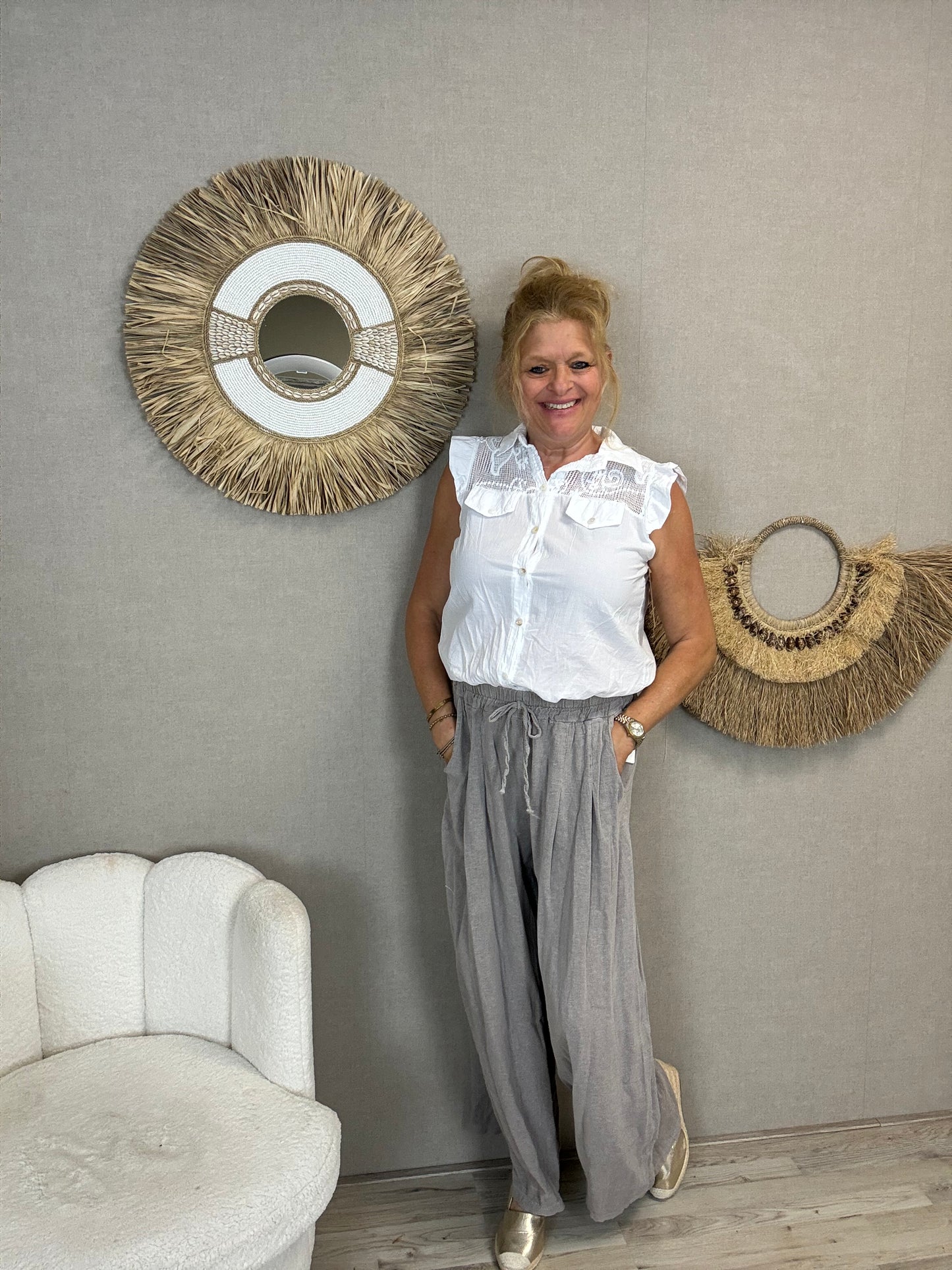 Broek Nova Taupe