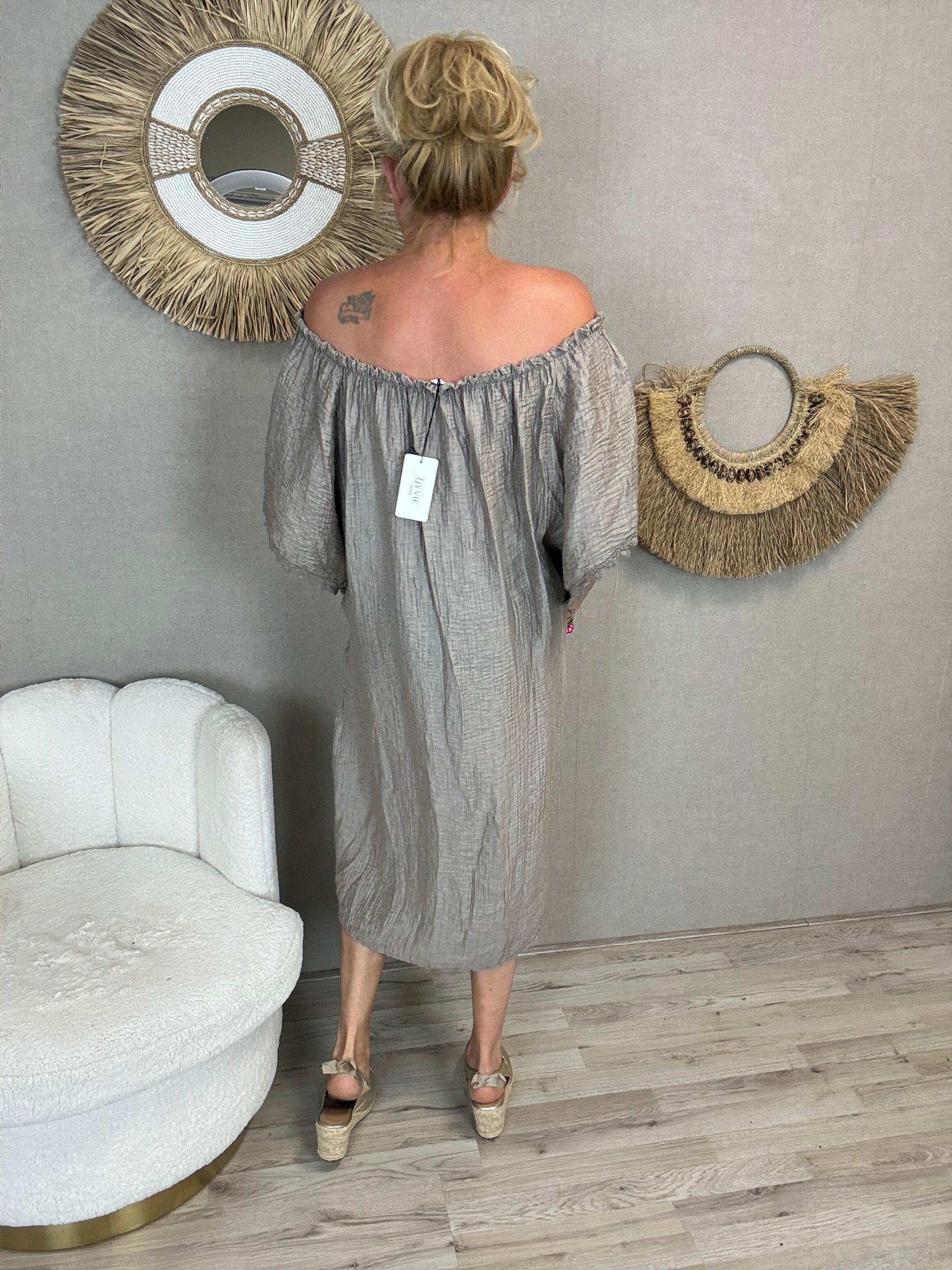 Tuniekjurk Jessy-Taupe
