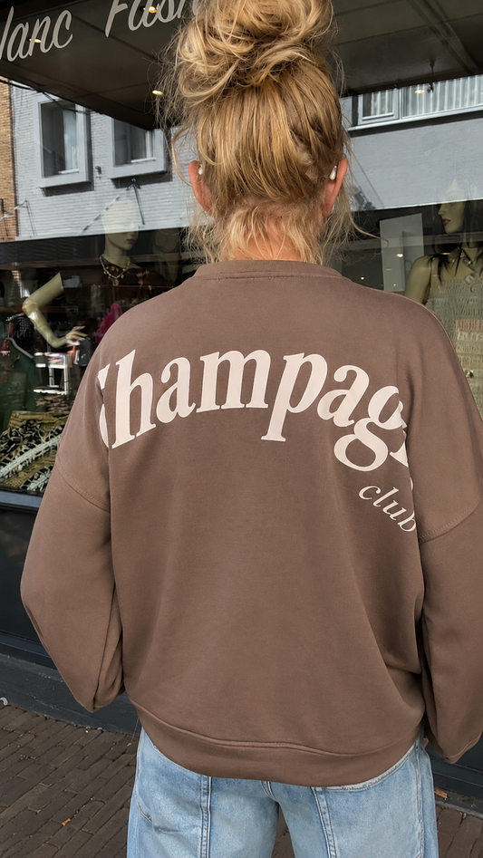 Mooij Sweater Champagne – Taupe 🤎