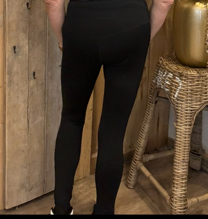 Norfy sport legging zwart - Nancfashion