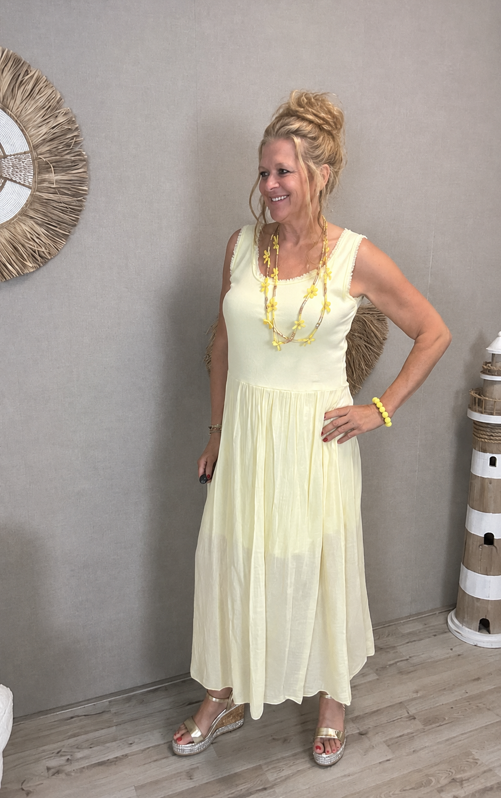 Dreamy Summer Dress Yellow