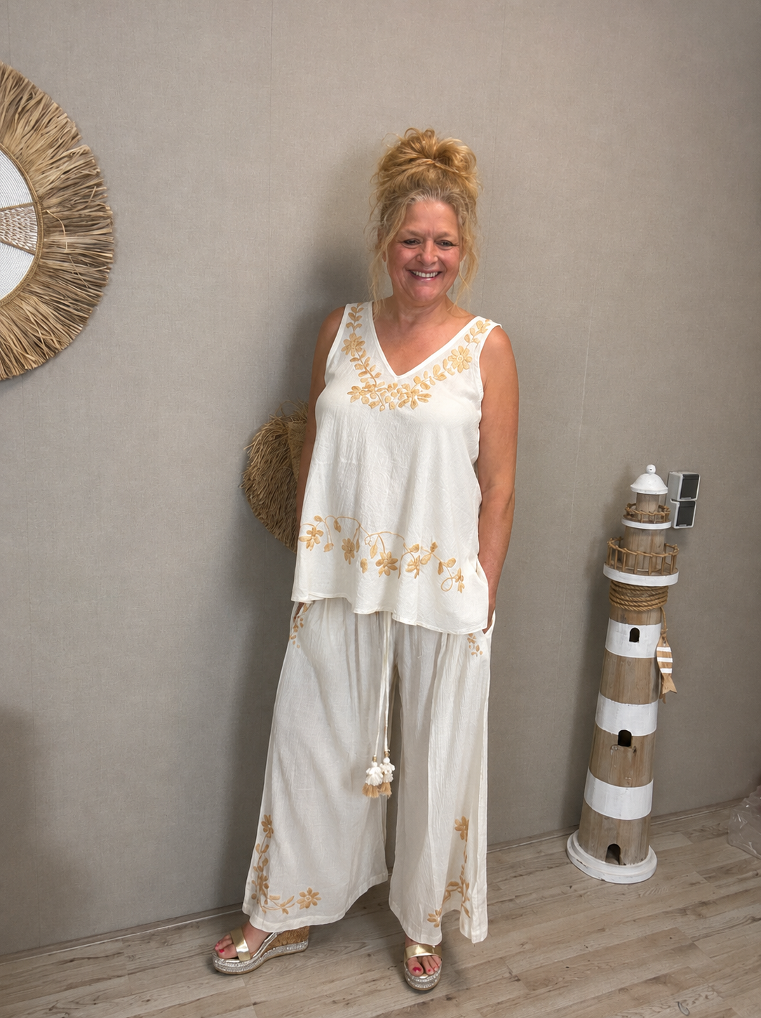 Boho Set Valencia – Crème/Zand