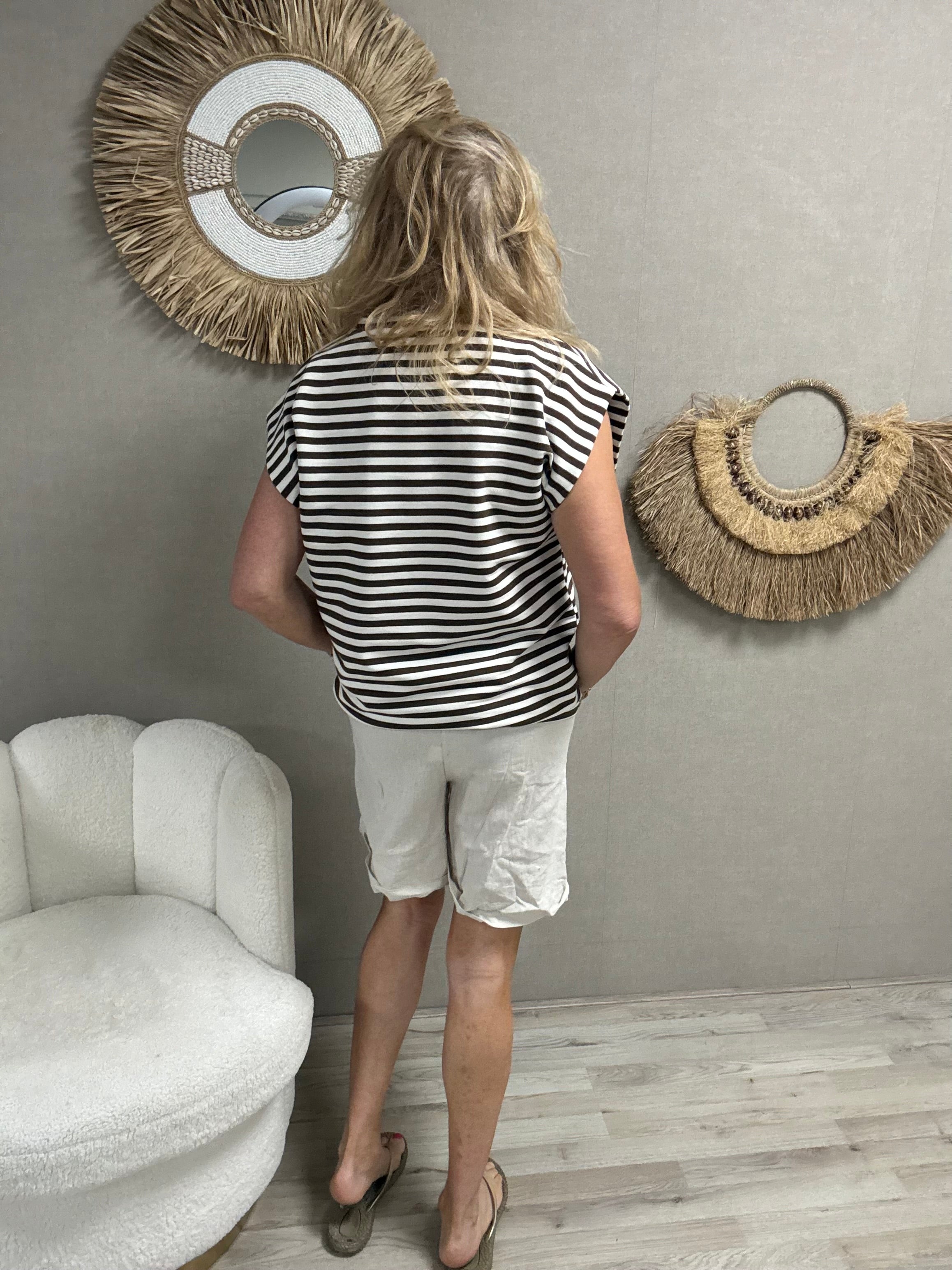 Stripes Shirt Mooij Bruin
