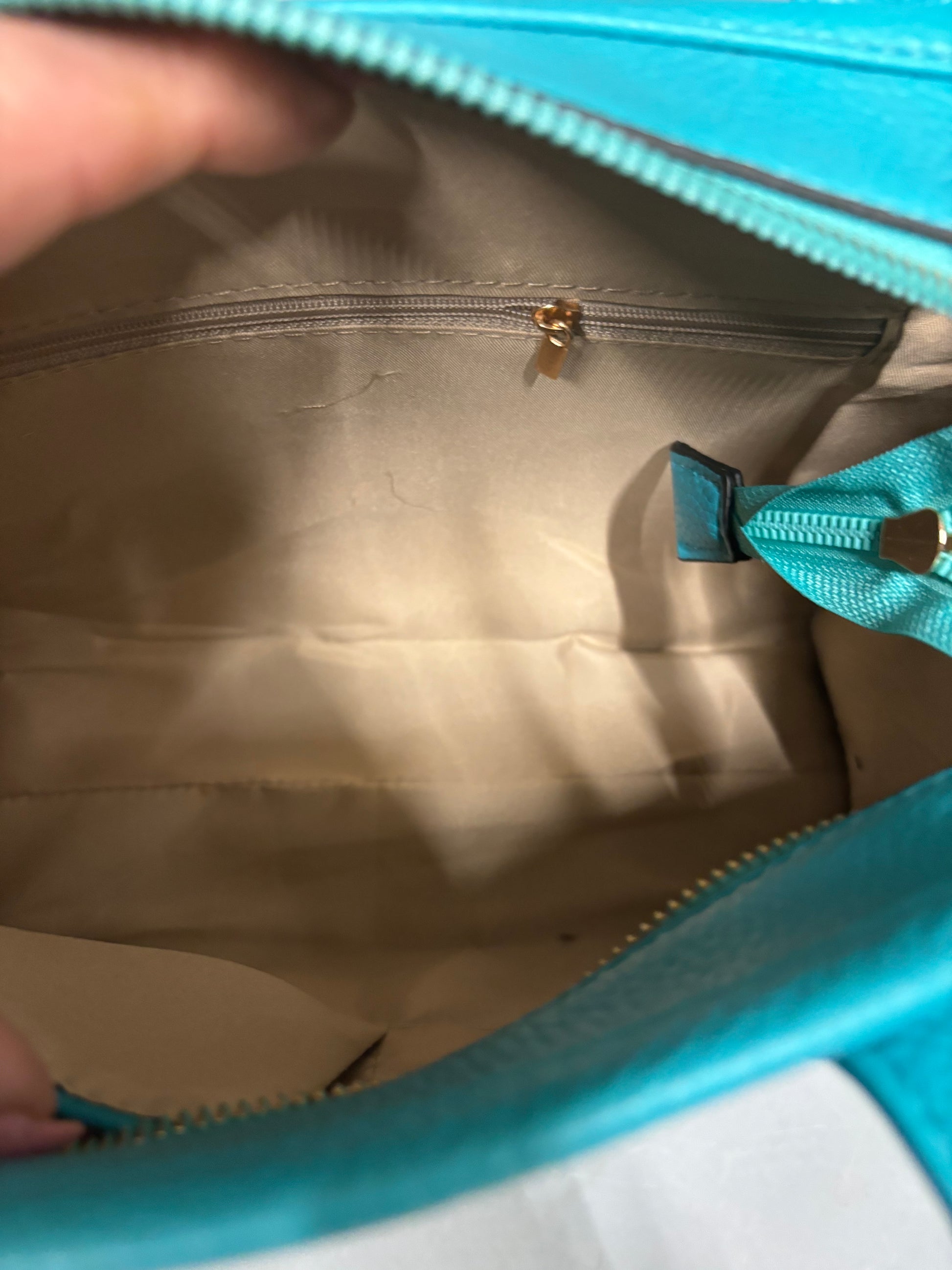 The Tote Bag Tuquoise (kleinere) - Nancfashion