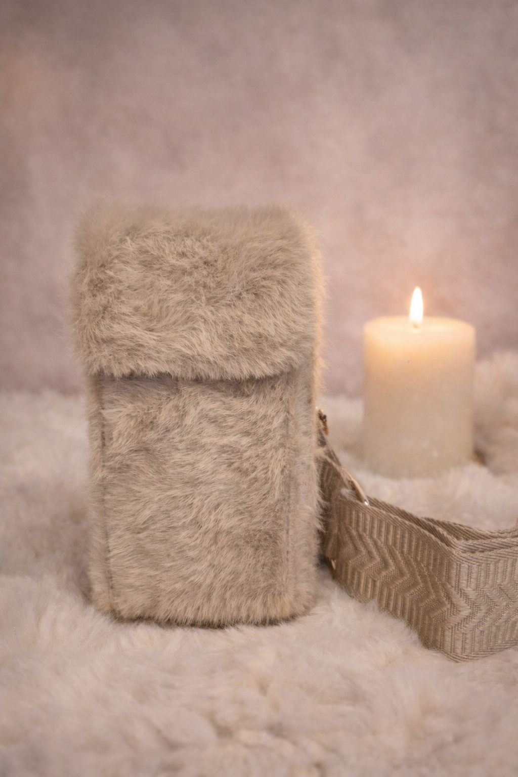 Portemonnee/Telefoon Tasje Licht Roze