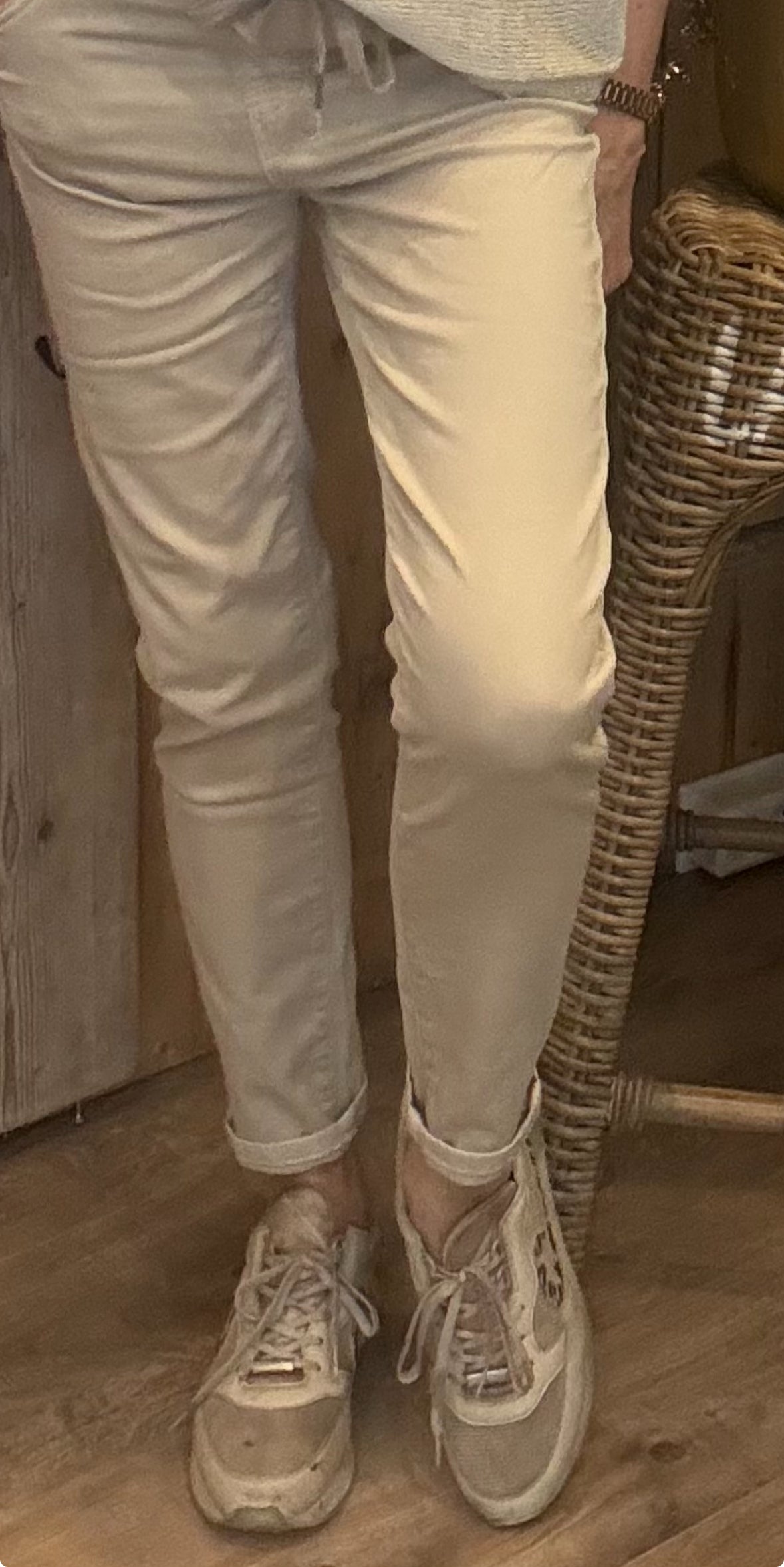 Norfy met aantrekkoordje Beige - Nancfashion