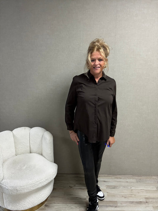 Blouse Gemma Donkerbruin