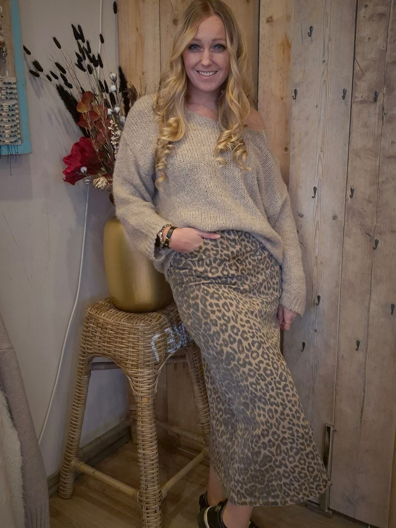 Jewelly Jeans Rok Leopard