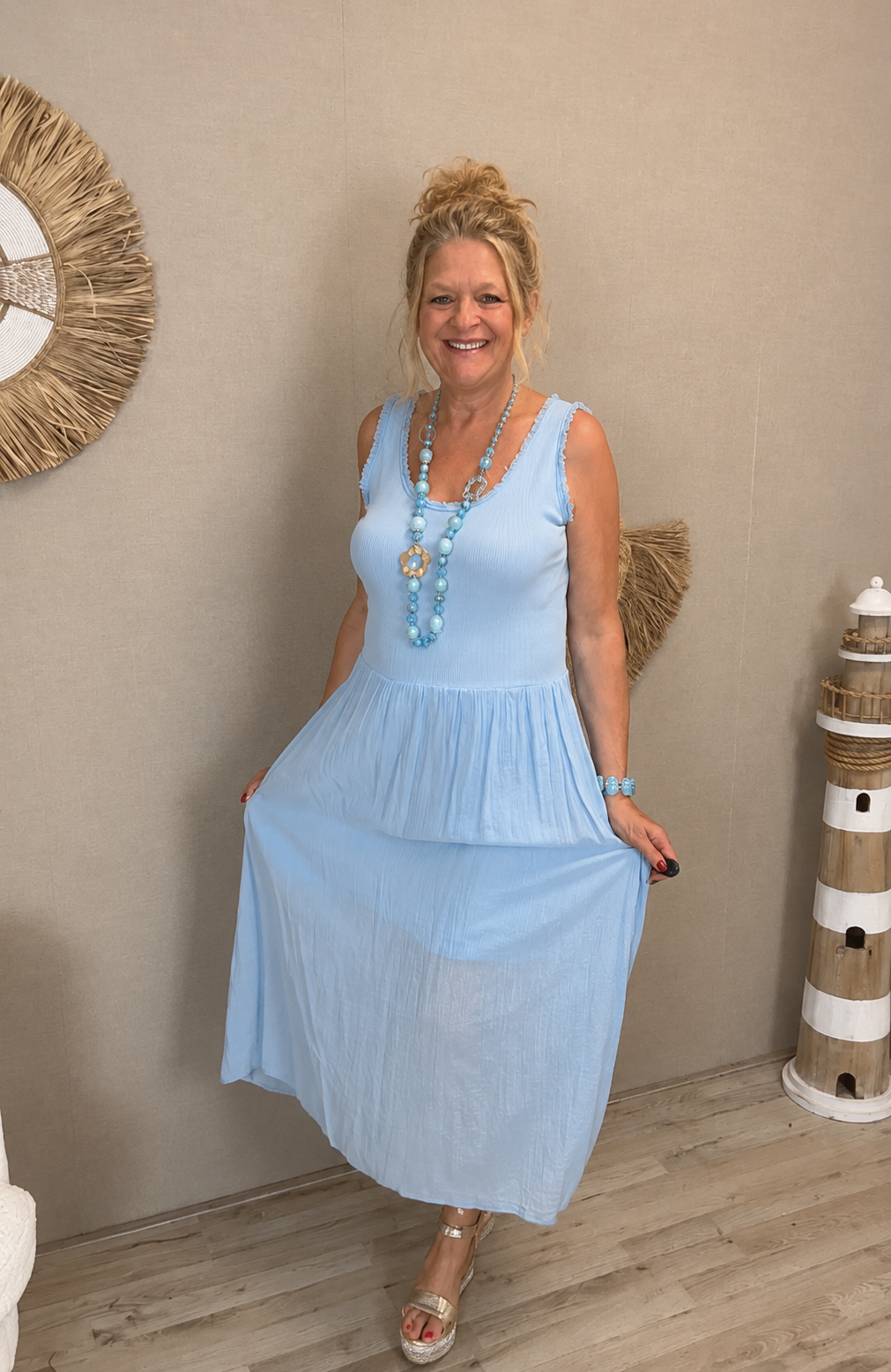 Dreamy Summer Dress blauw