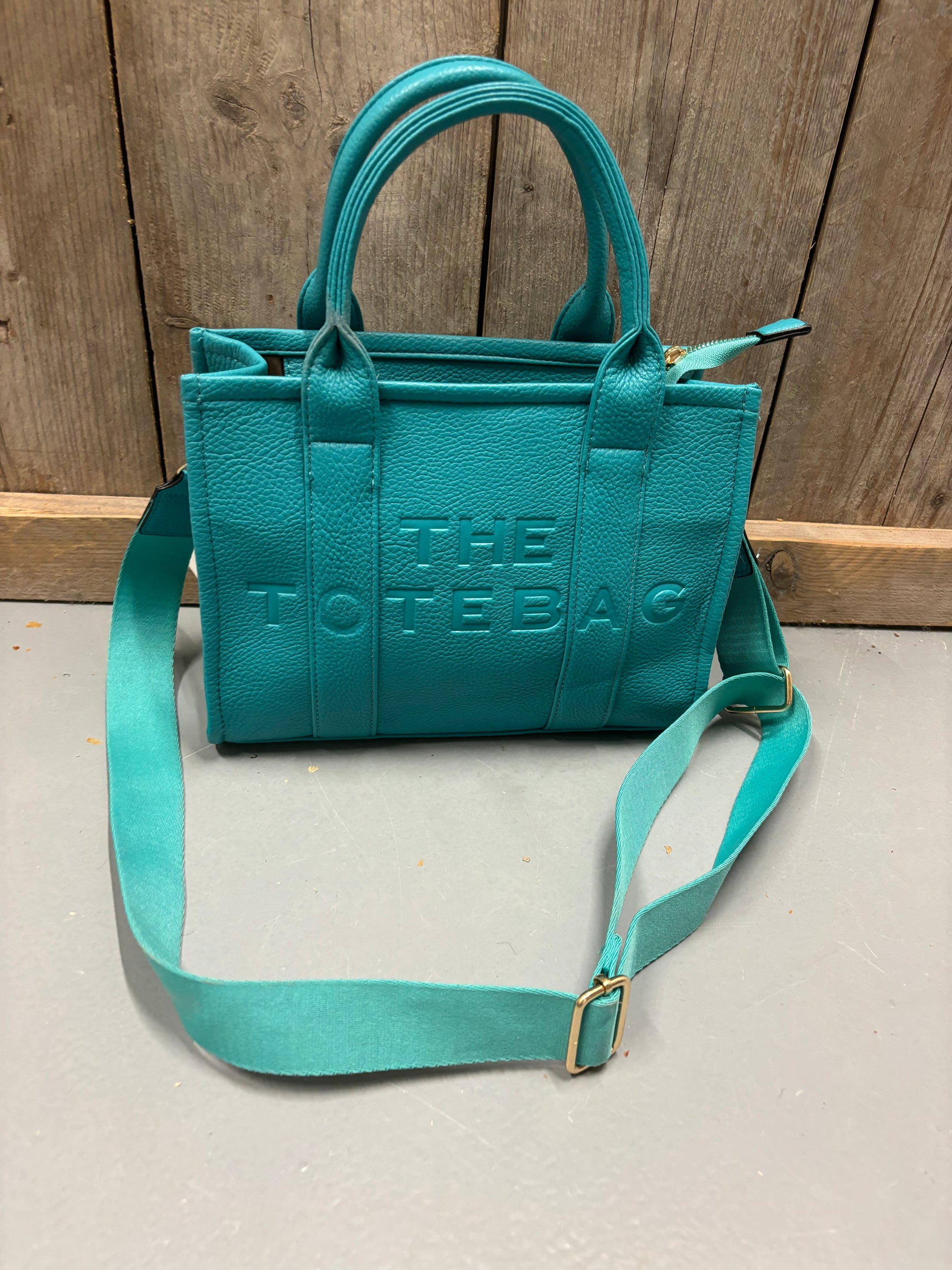 The Tote Bag Tuquoise (kleinere) - Nancfashion