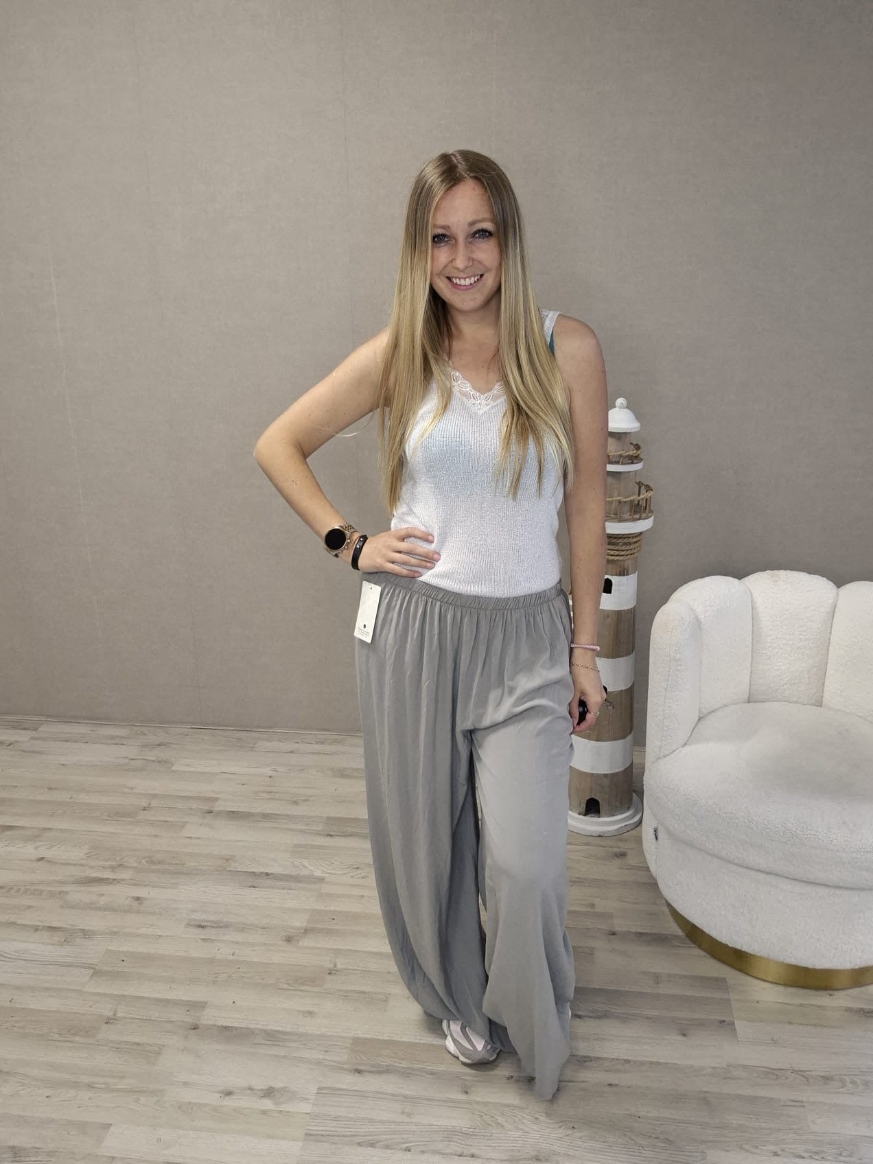 Broek Nikkie Grijs