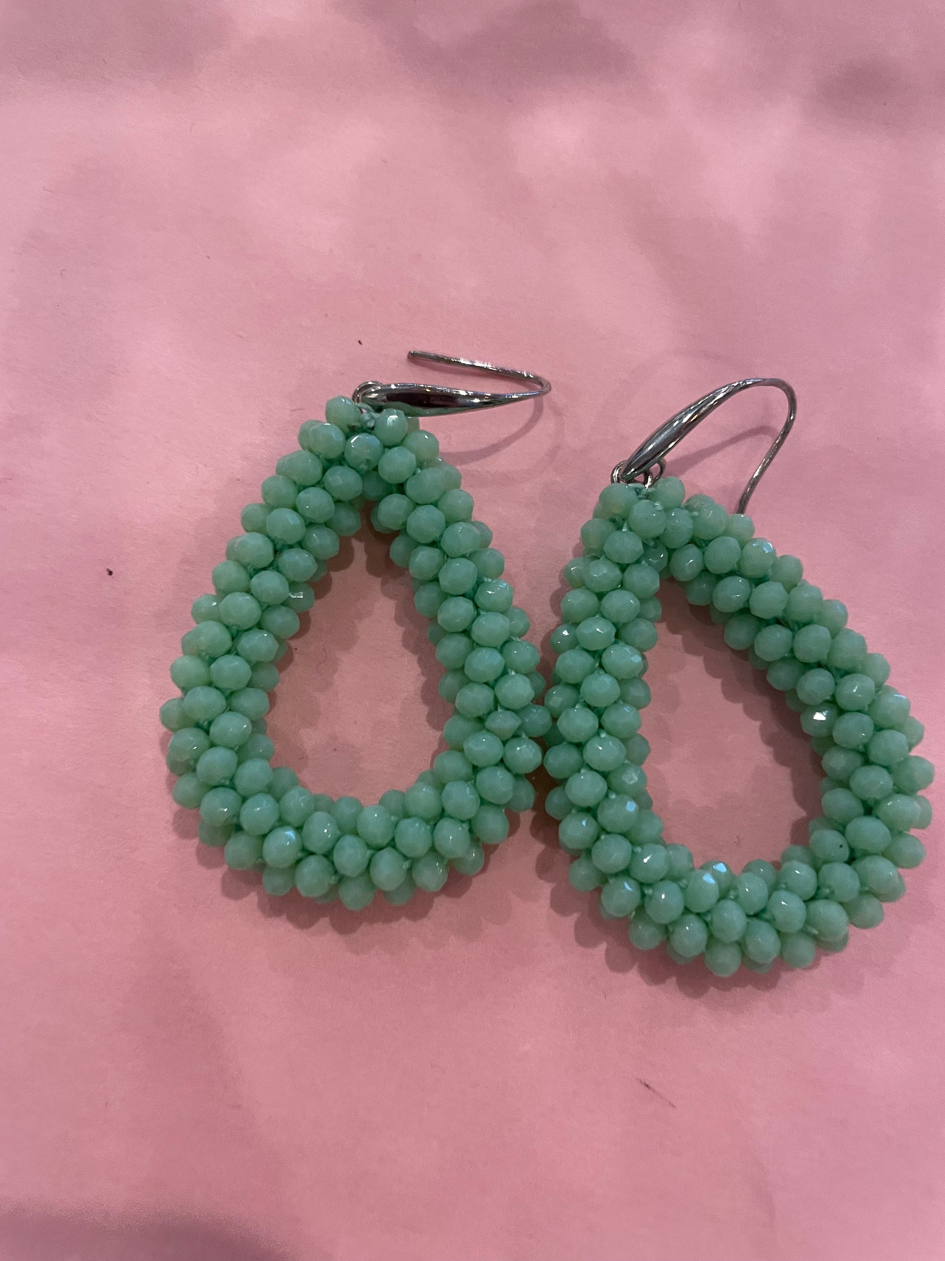 Earrings Nikkie mintgroen - Nancfashion