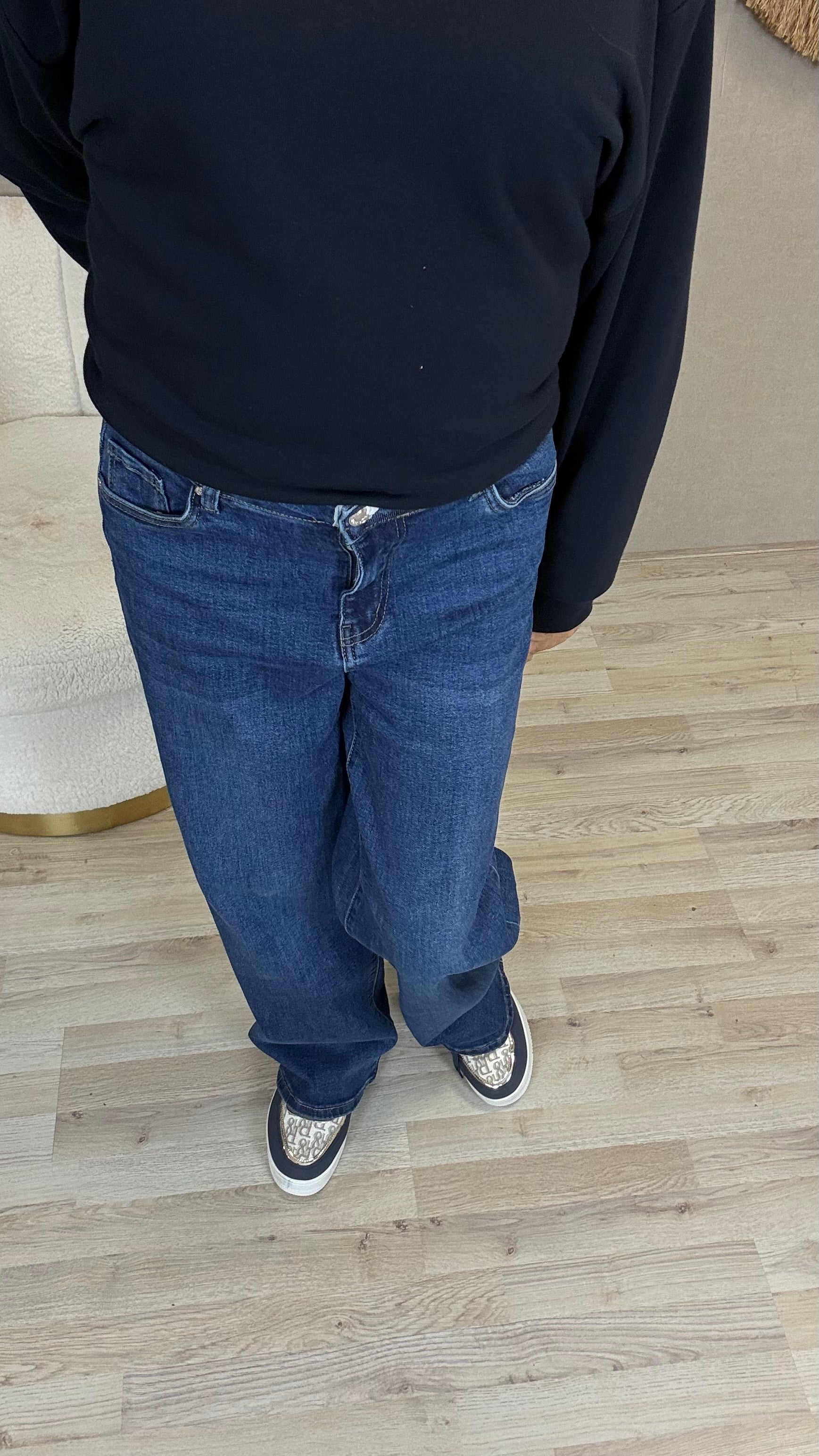 Goodies jeans – blauwe wide leg DJ2535