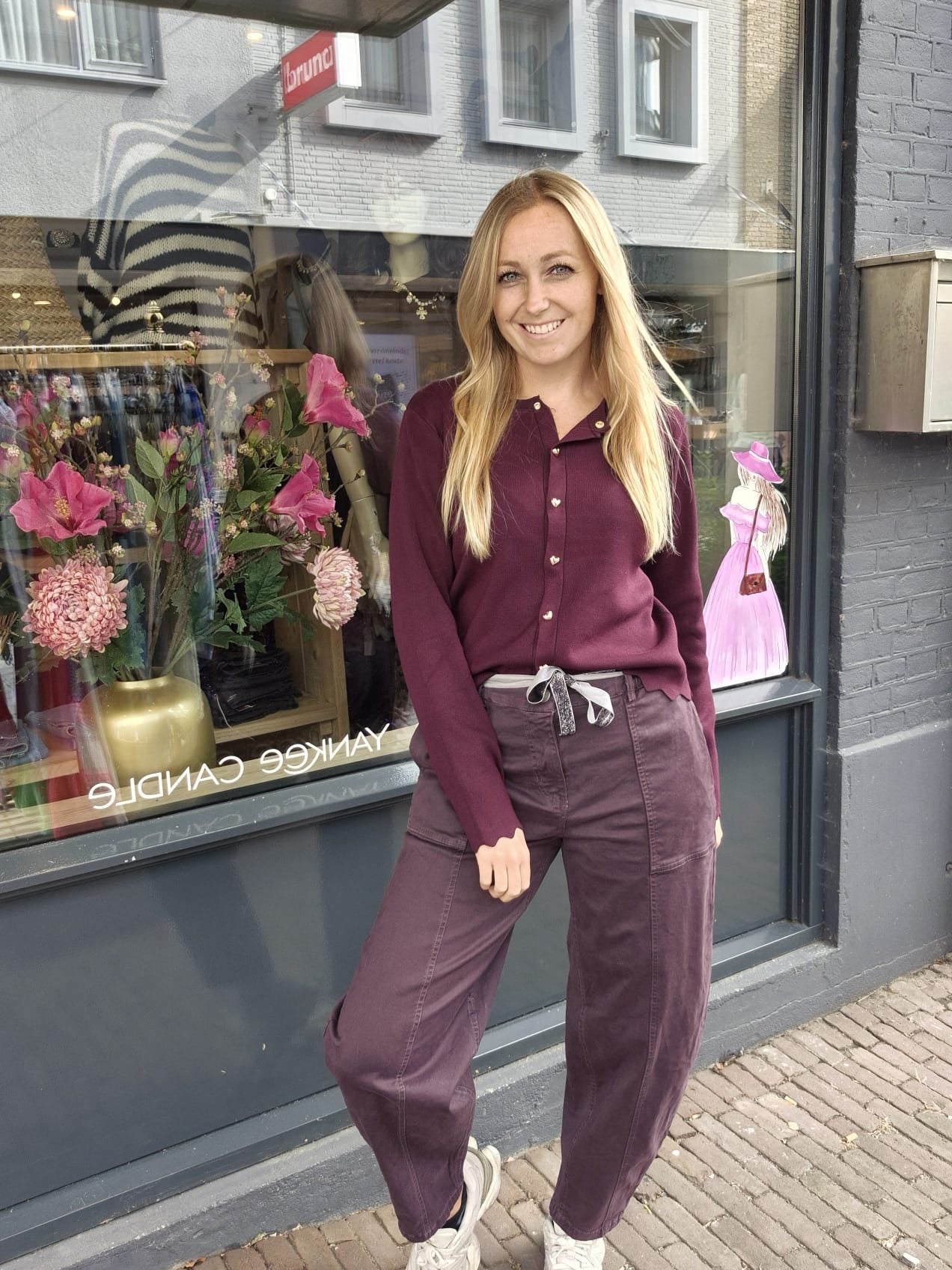 Barrel Broek Rebel – Aubergine Bordeaux