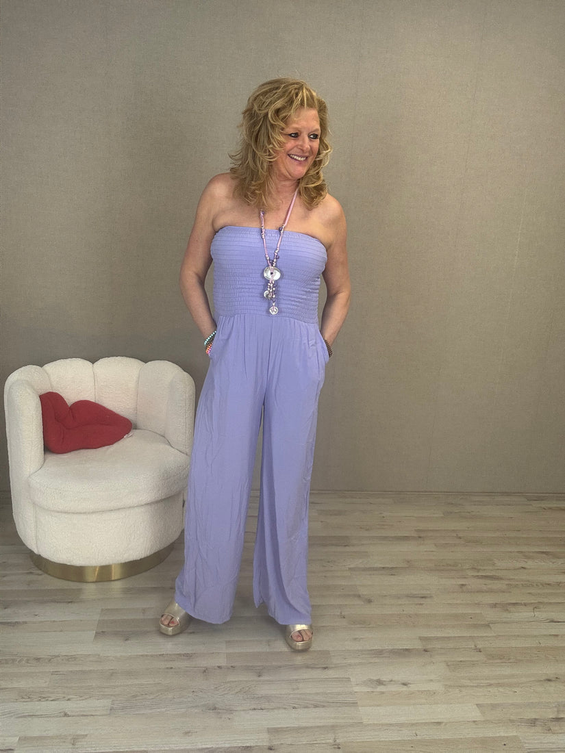 Strapless Jumpsuit Lila