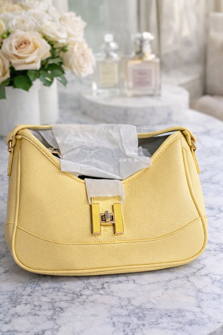 Schoudertas H Yellow - Nancfashion