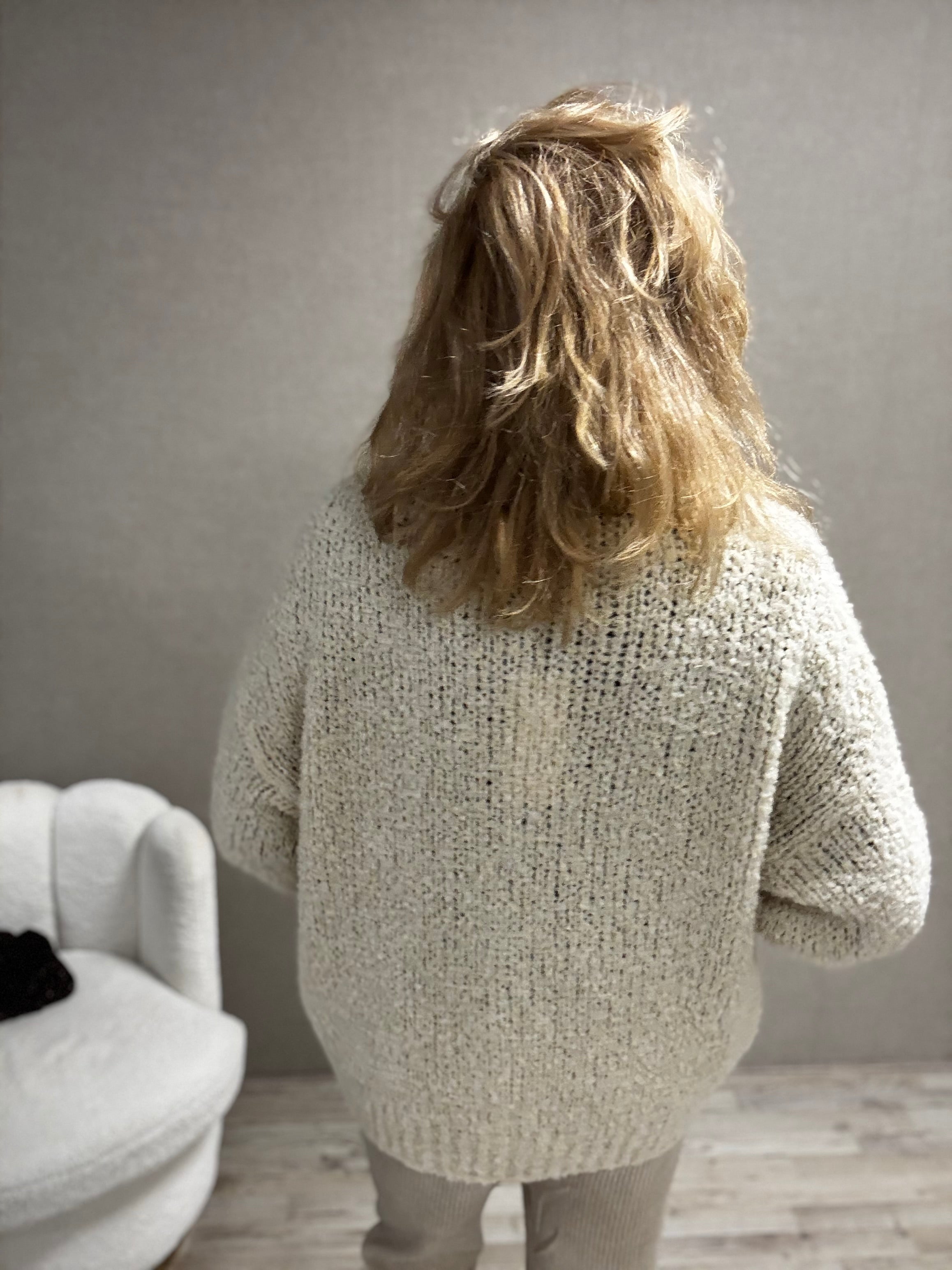Grof gebreide vest Bonnie