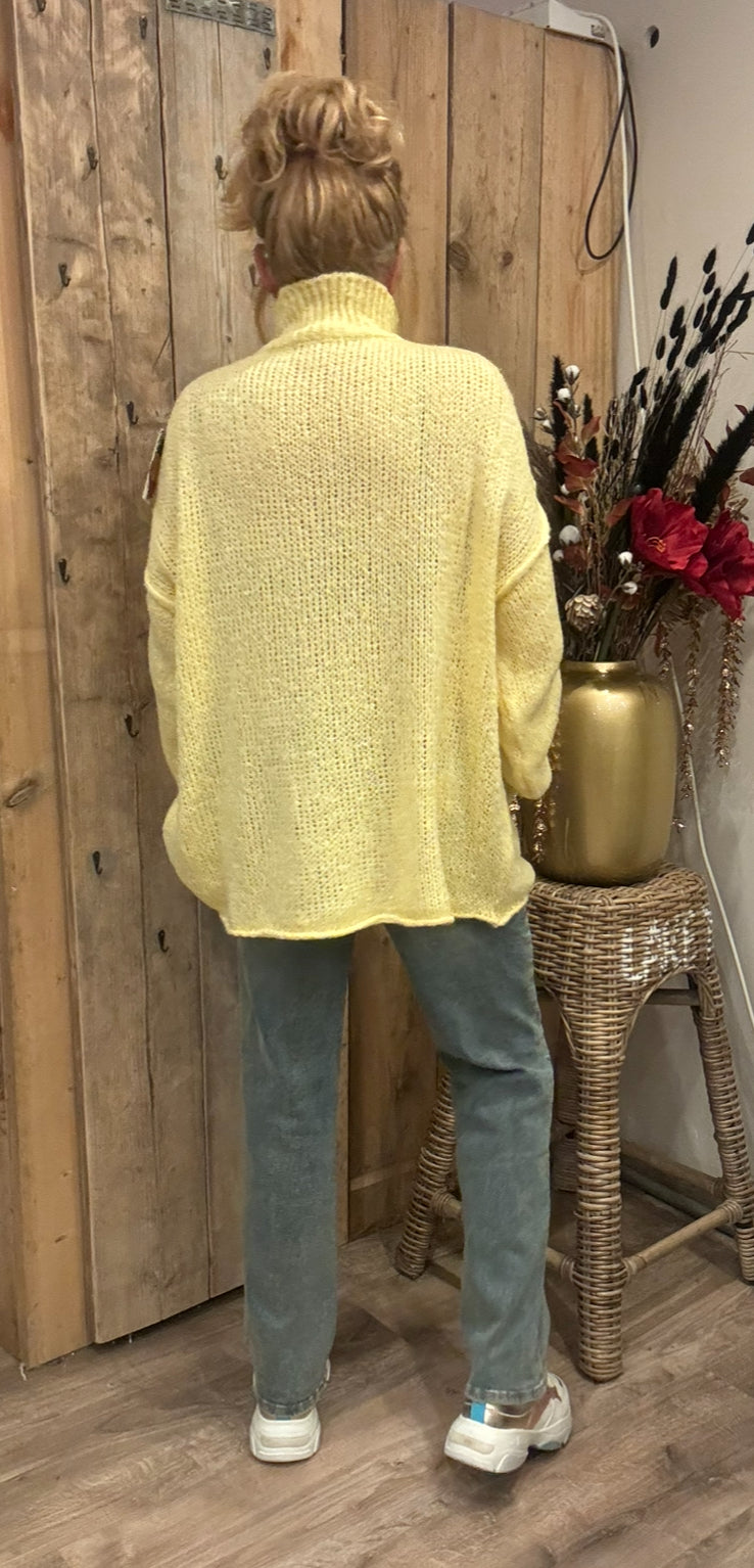 Oversized Trui Mila Yellow