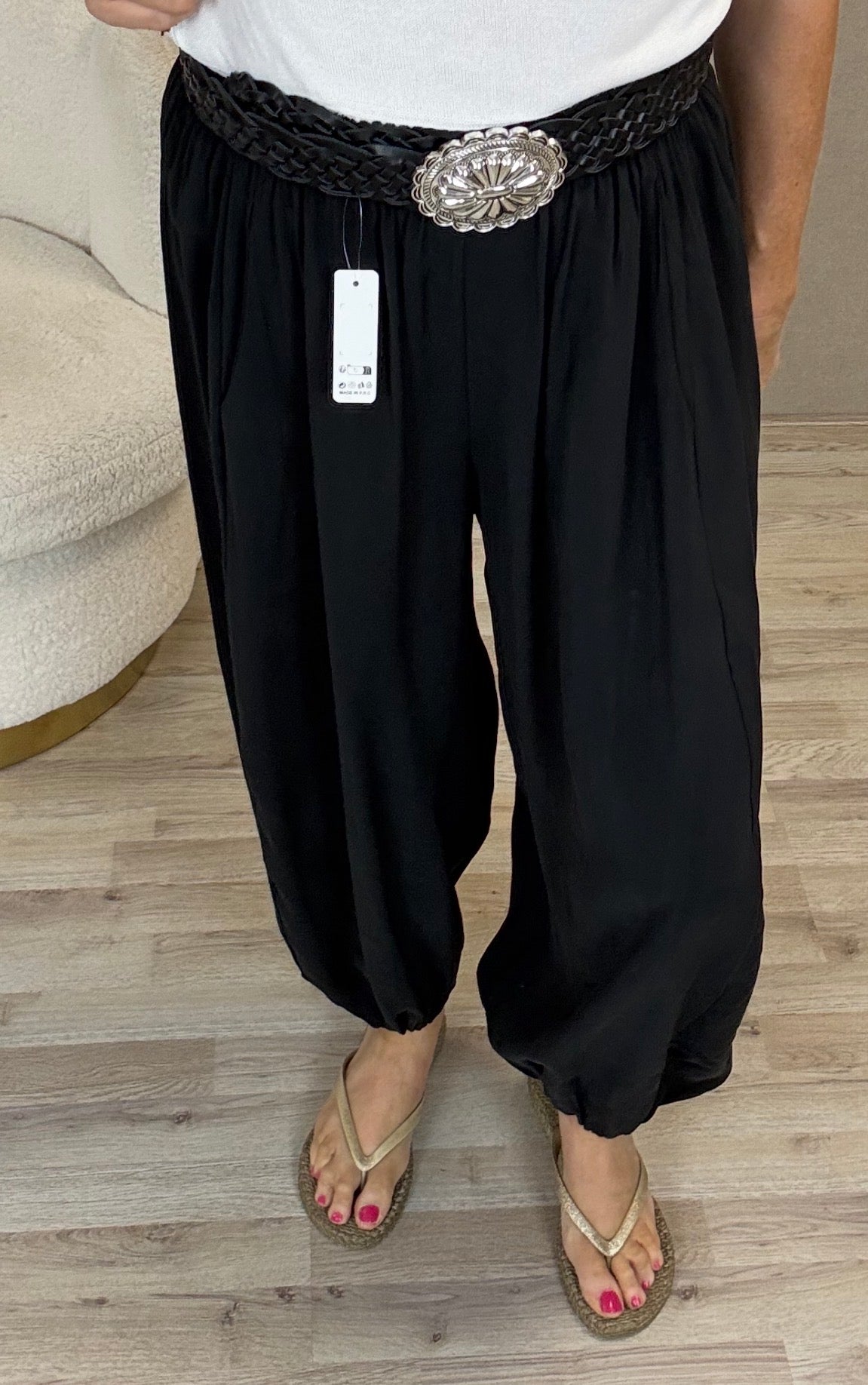 Harem broek Zwart - Nancfashion