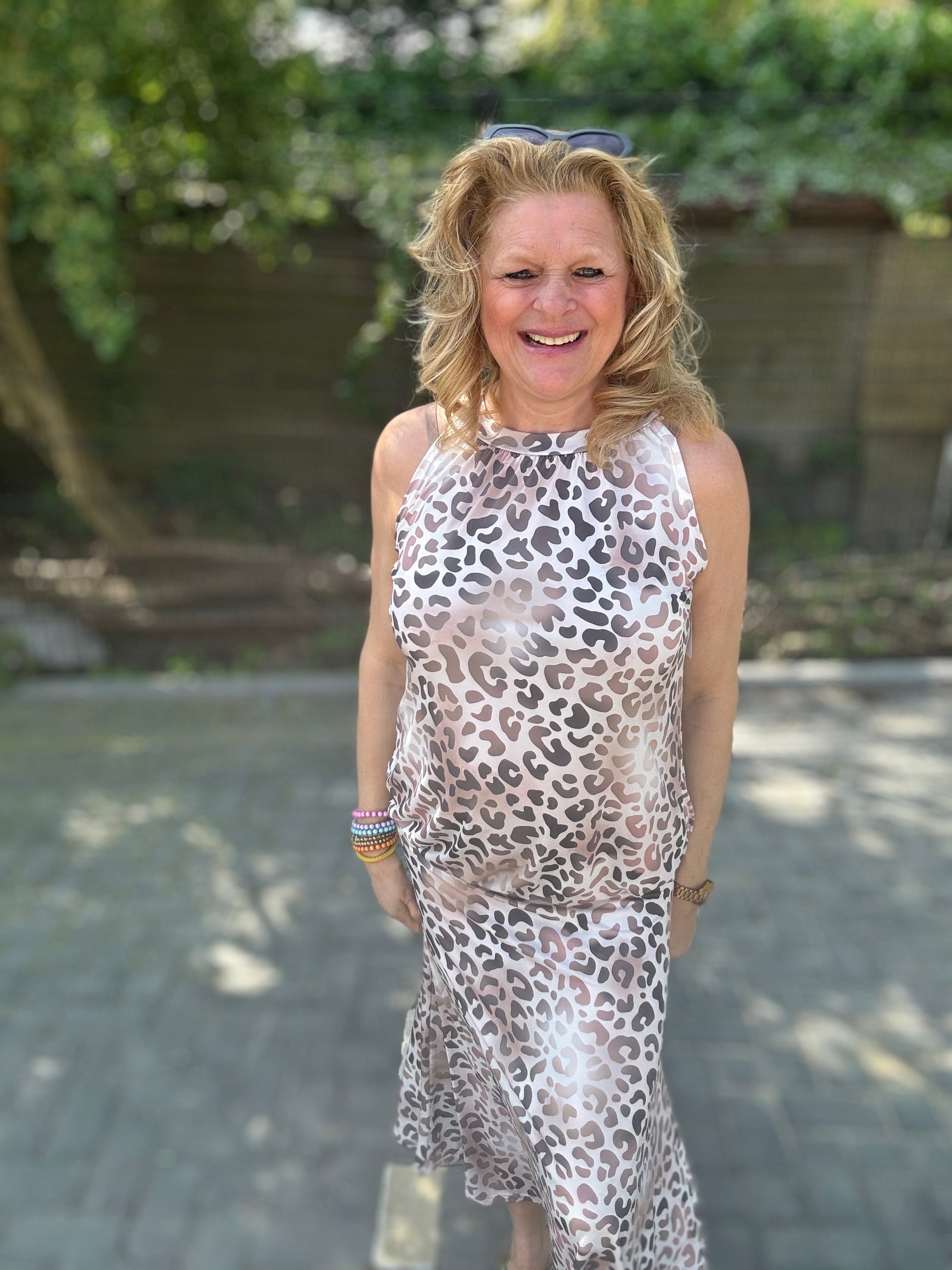 Halter Top Leopard