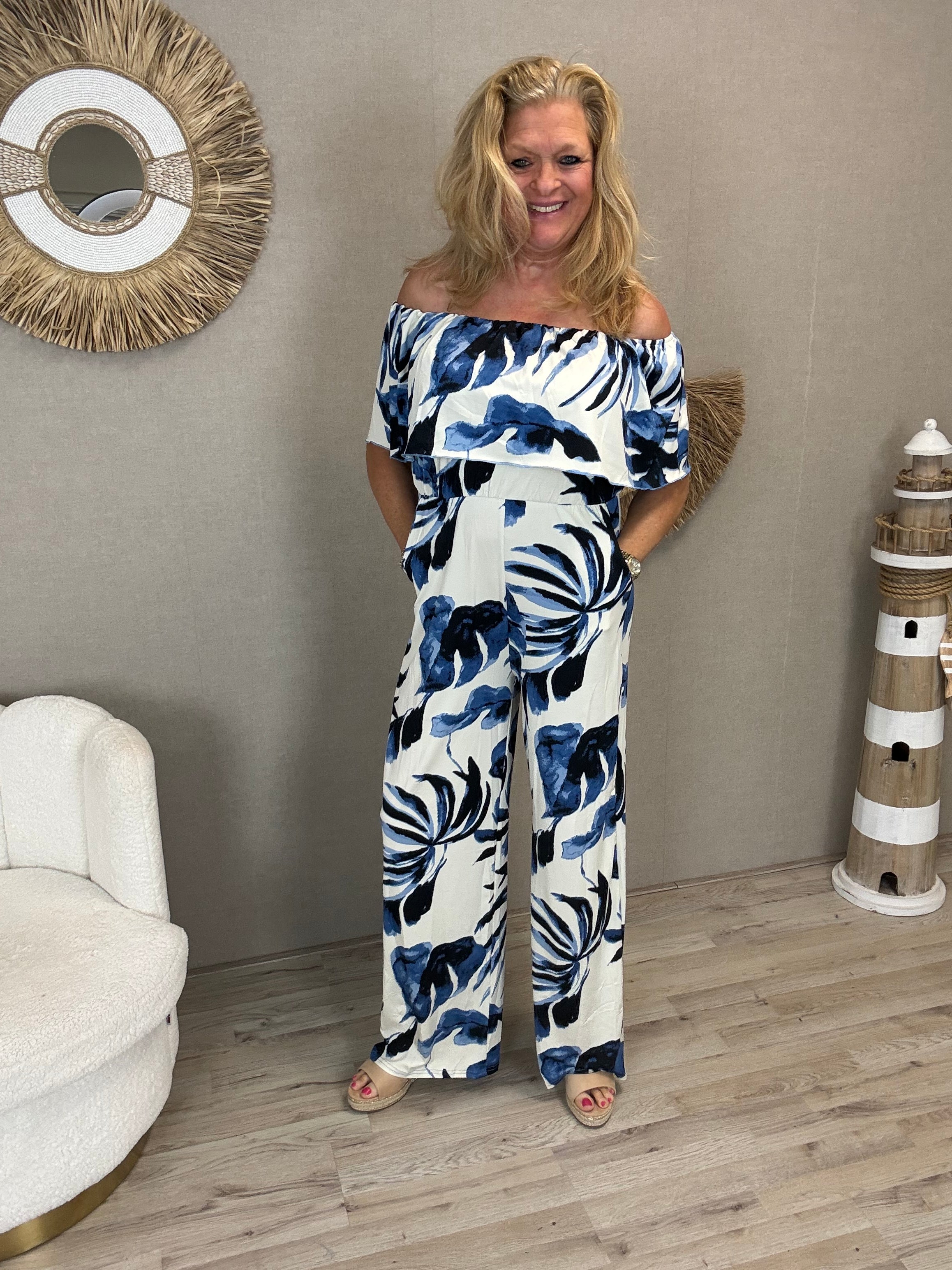 Jumpsuit By Swan Blauw - Nancfashion