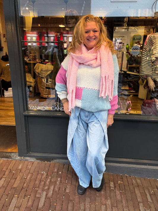 S.Women Jeans met drukknoopdetail