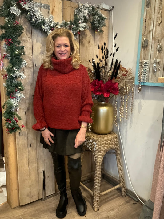 Lederlook Overknie Boots - Nancfashion