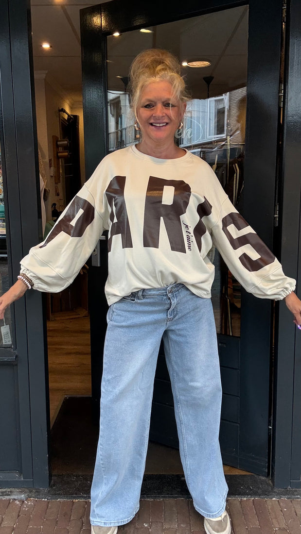 Sweater Paris-Mooij Beige