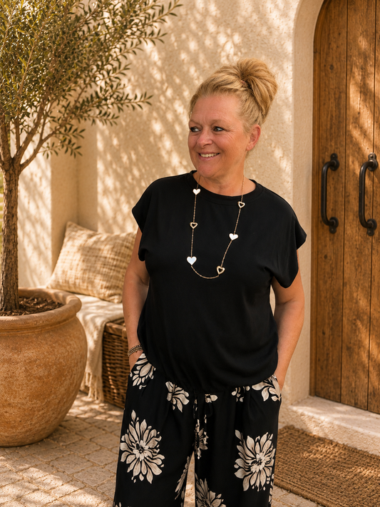 Shirt Mooij Zwart - Nancfashion