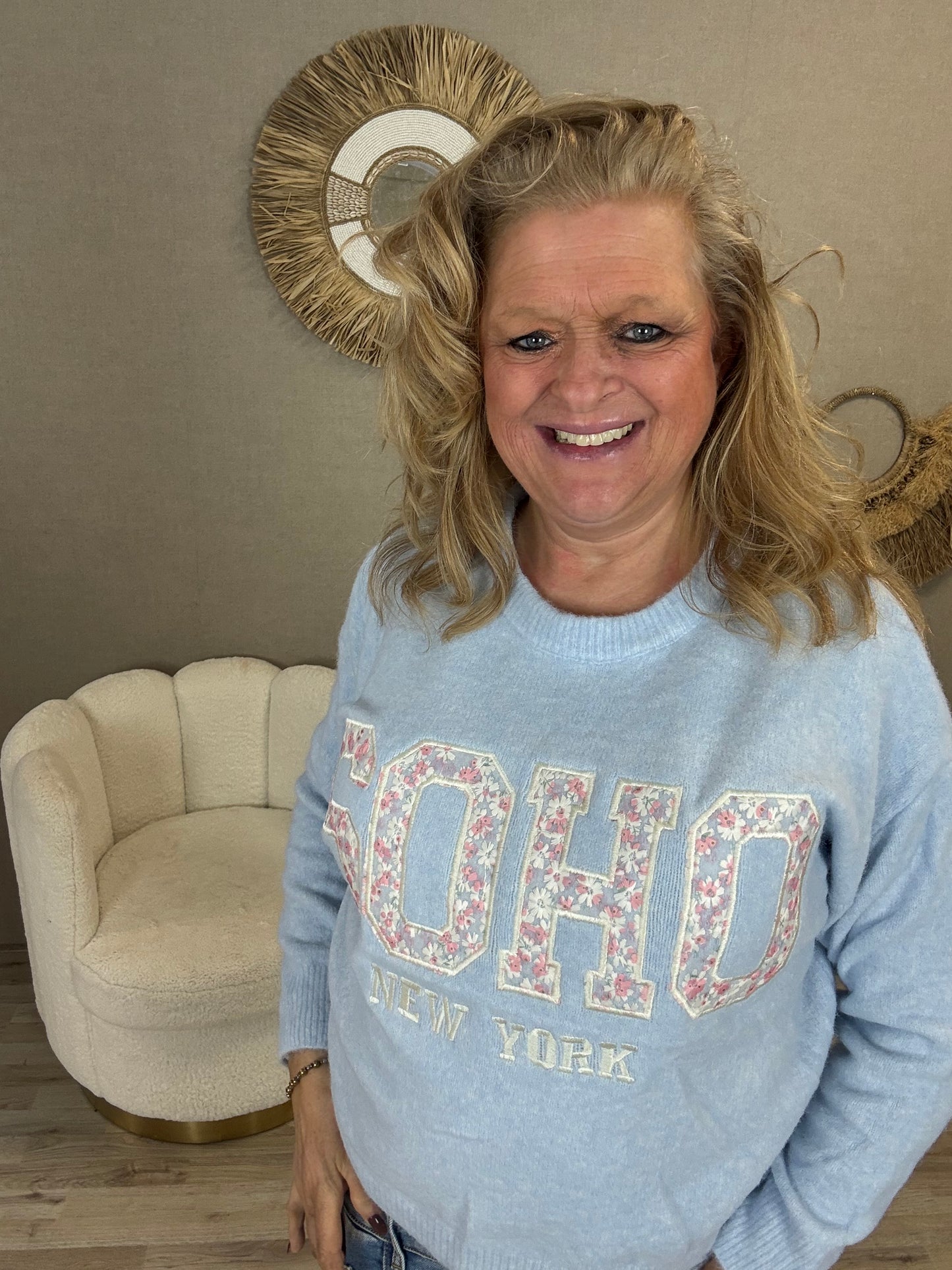 Flower Soho Trui Blauw