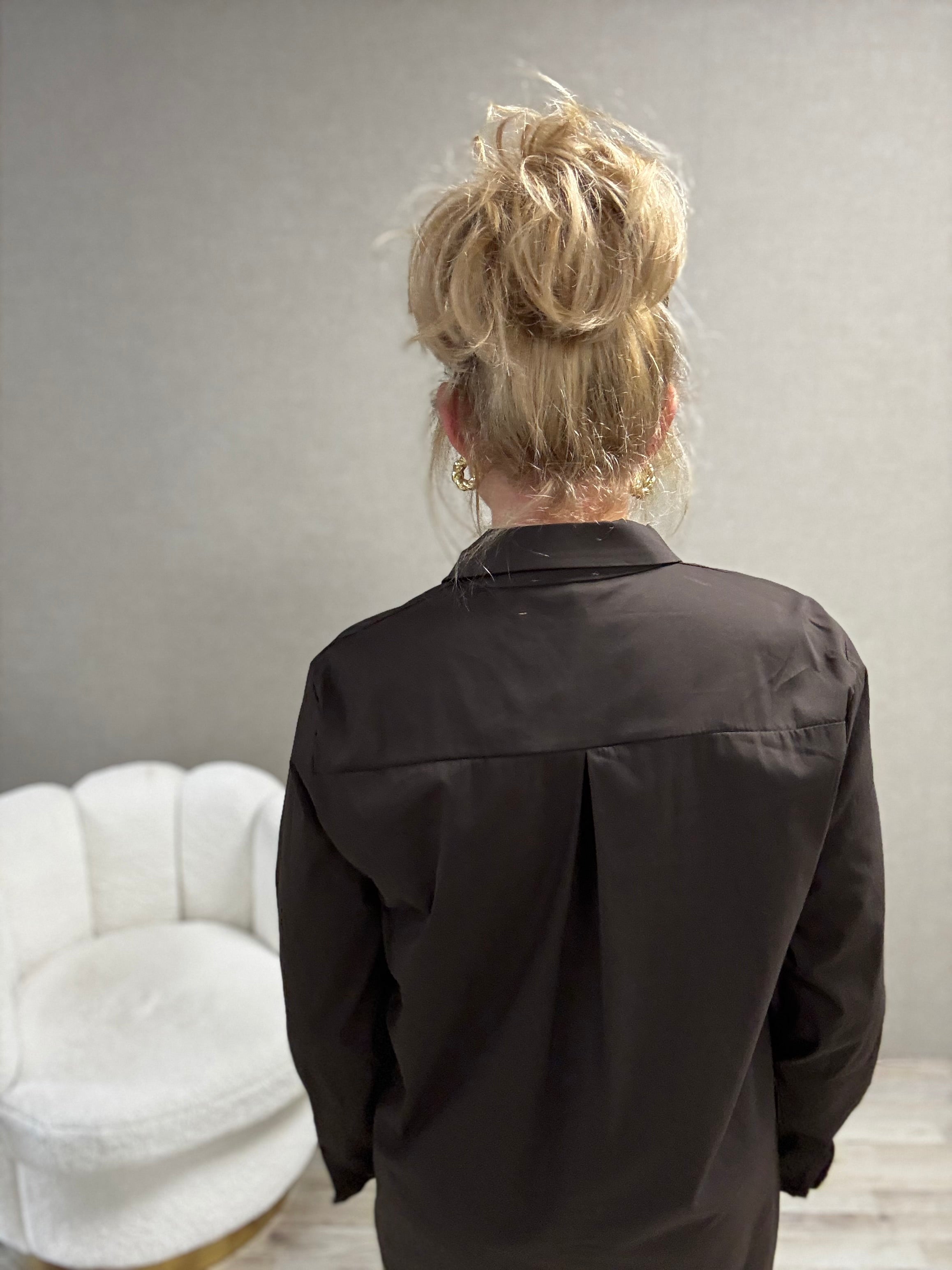 Blouse Gemma Donkerbruin
